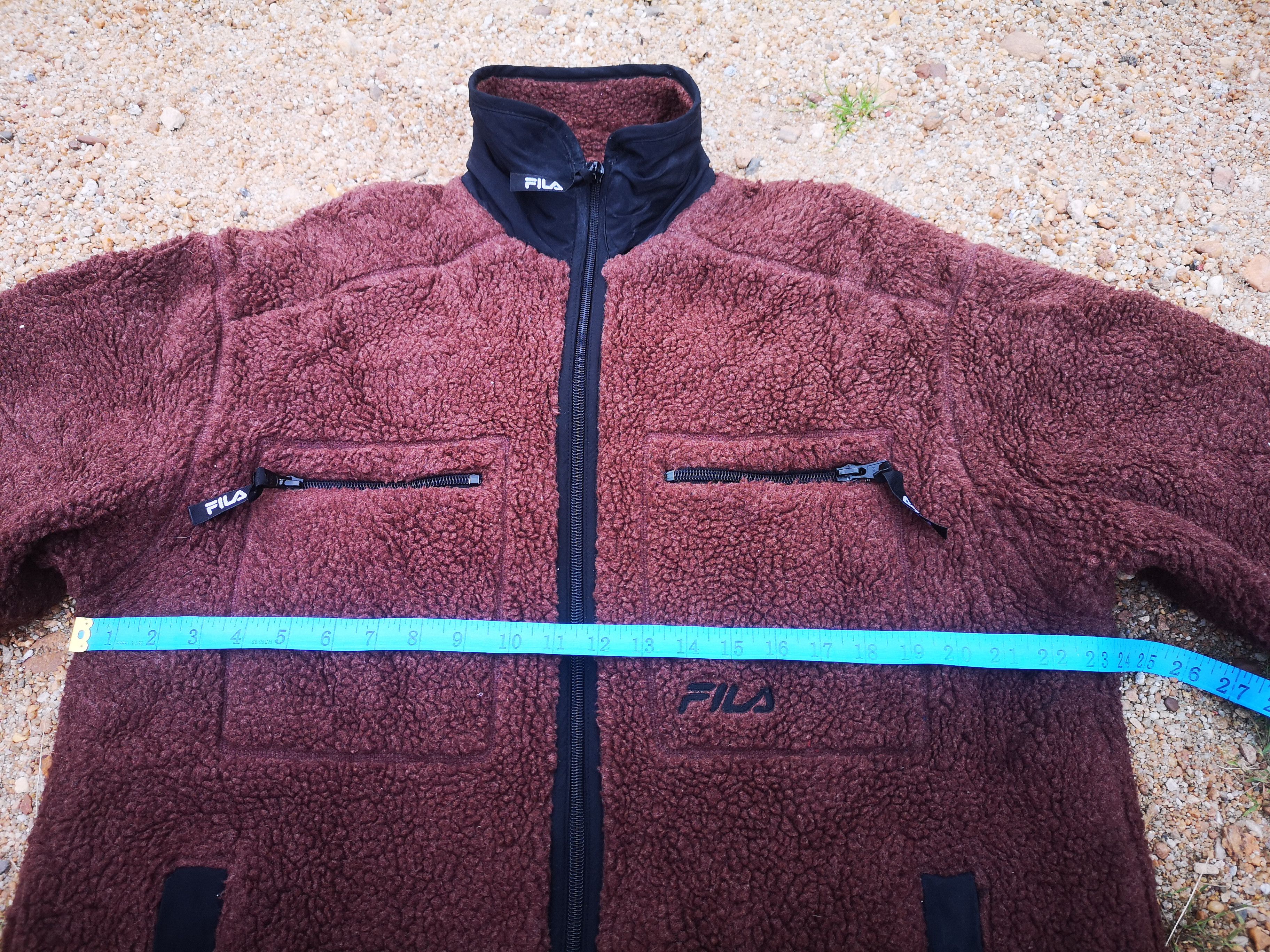 Fila × Vintage Fila Sherpa Fleece Zipper Jacket Size US L / EU 52-54 / 3 - 15 Thumbnail