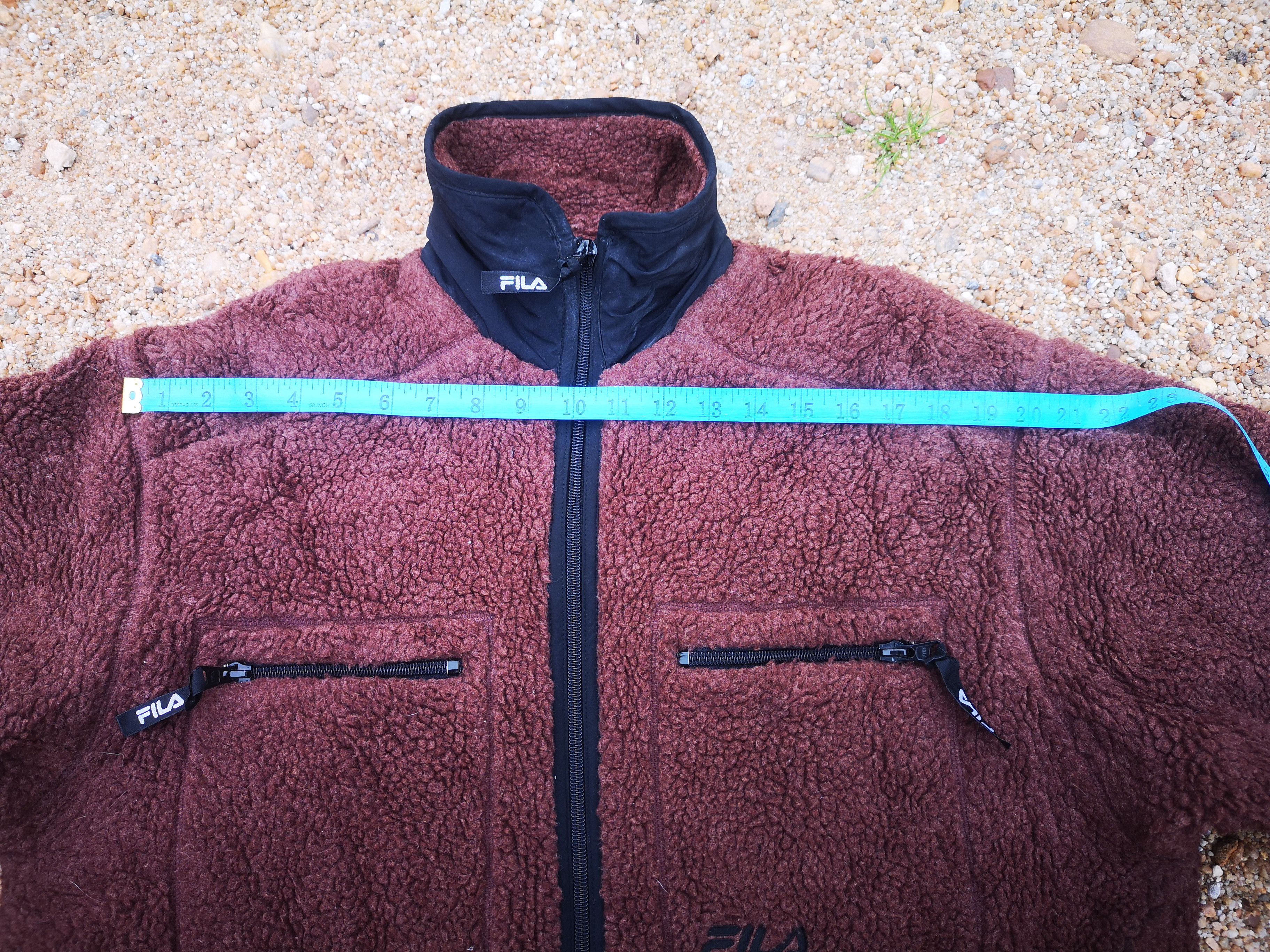 Fila × Vintage Fila Sherpa Fleece Zipper Jacket Size US L / EU 52-54 / 3 - 16 Thumbnail