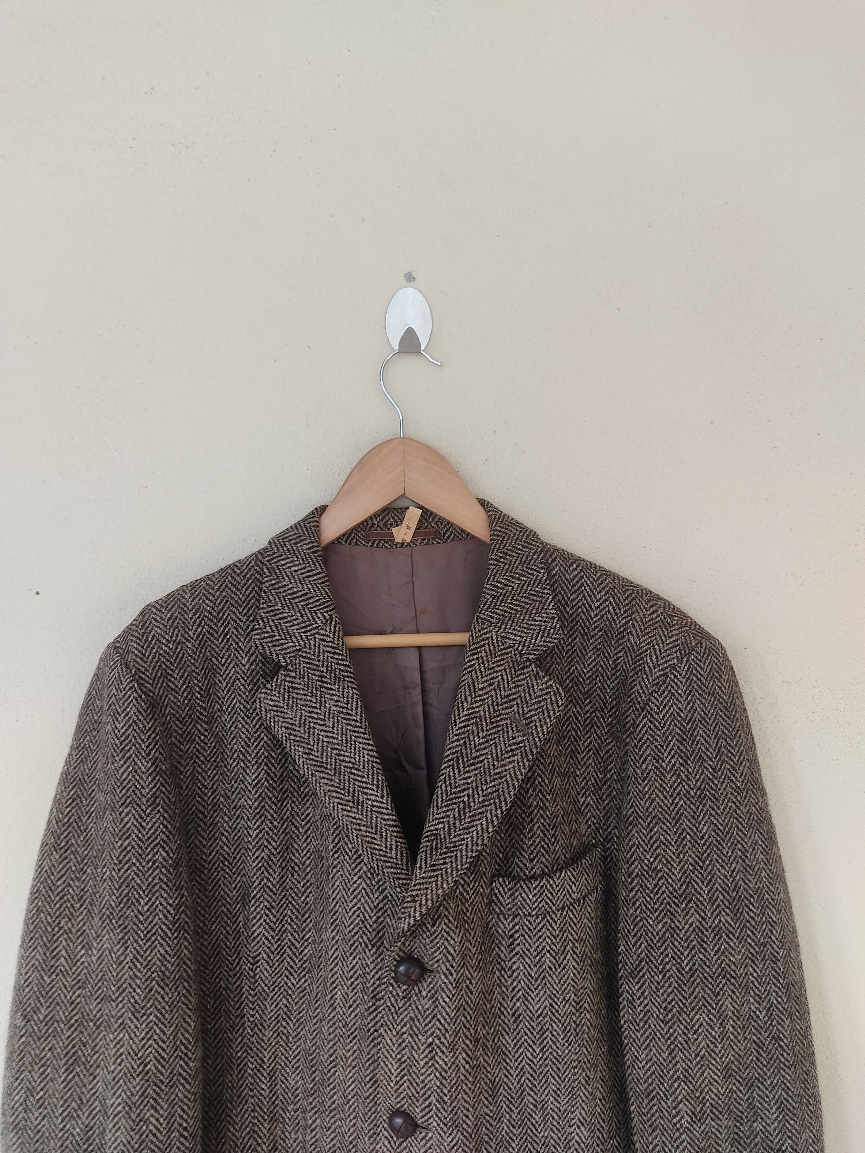 Harris Tweed VINTAGE HARIS TWEED AVANT GARDE BLAZERS Size US L / EU 52-54 / 3 - 2 Thumbnail