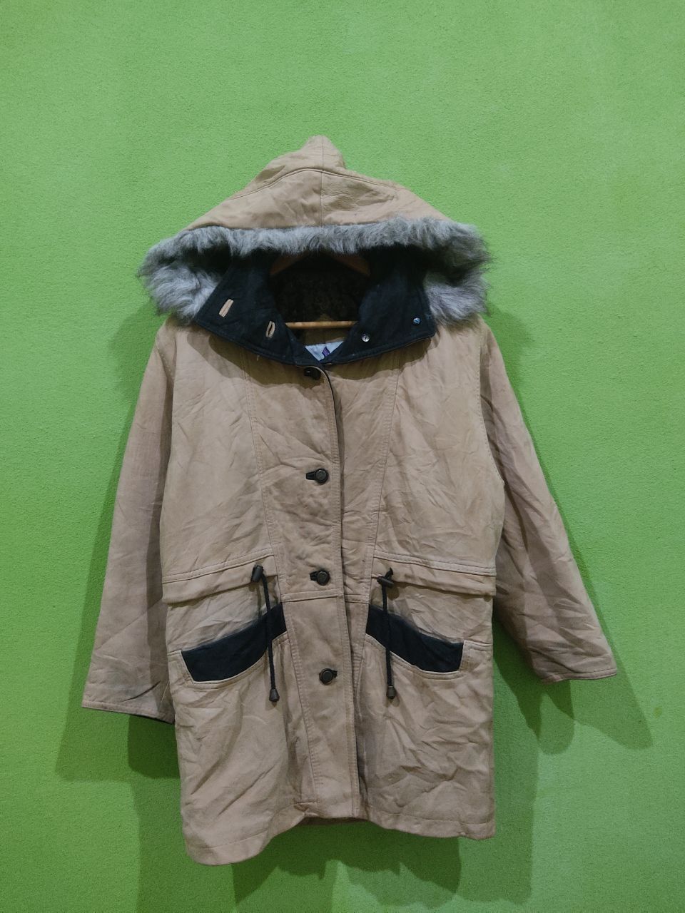 Japanese Brand × Vintage Peliceus Genuine Leather Parkas Size US L / EU 52-54 / 3 - 1 Thumbnail