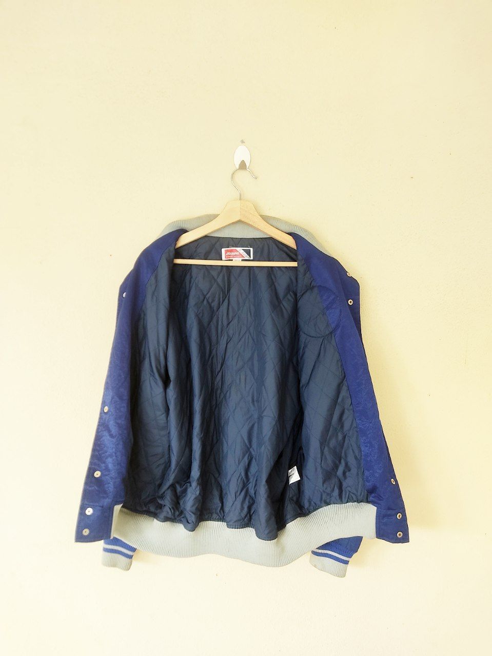 MLB × Mizuno × Vintage Vintage Softball Japanese Club Coach Blue Jacket Size US L / EU 52-54 / 3 - 5 Thumbnail