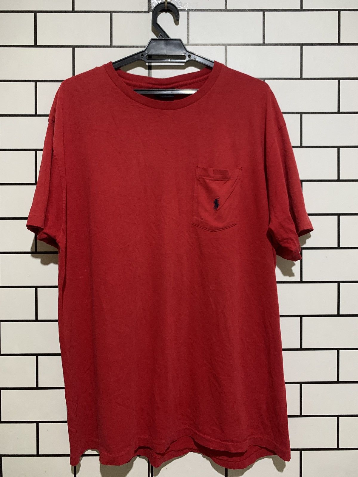 image of Vintage Polo Vd15 in Red, Men's (Size XL)