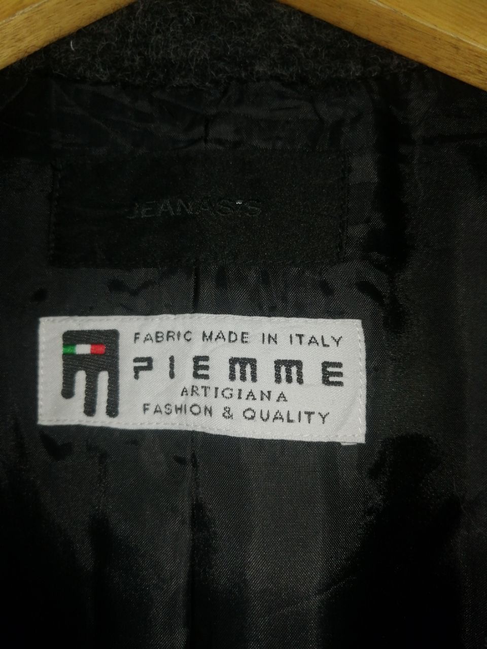 Japanese Brand Piemme Argitiana Fabric Made in Italy Coat Size US L / EU 52-54 / 3 - 4 Thumbnail