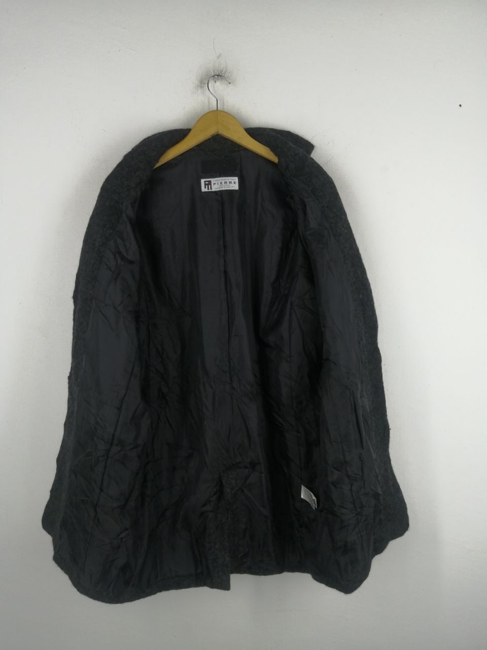 Japanese Brand Piemme Argitiana Fabric Made in Italy Coat Size US L / EU 52-54 / 3 - 3 Thumbnail