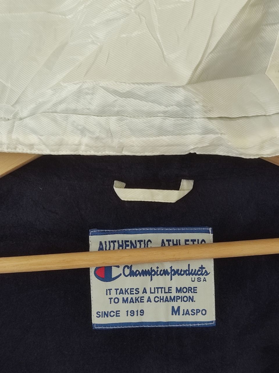 Champion × Vintage VINTAGE CHAMPION LONG WHITE JACKET Size US M / EU 48-50 / 2 - 6 Thumbnail