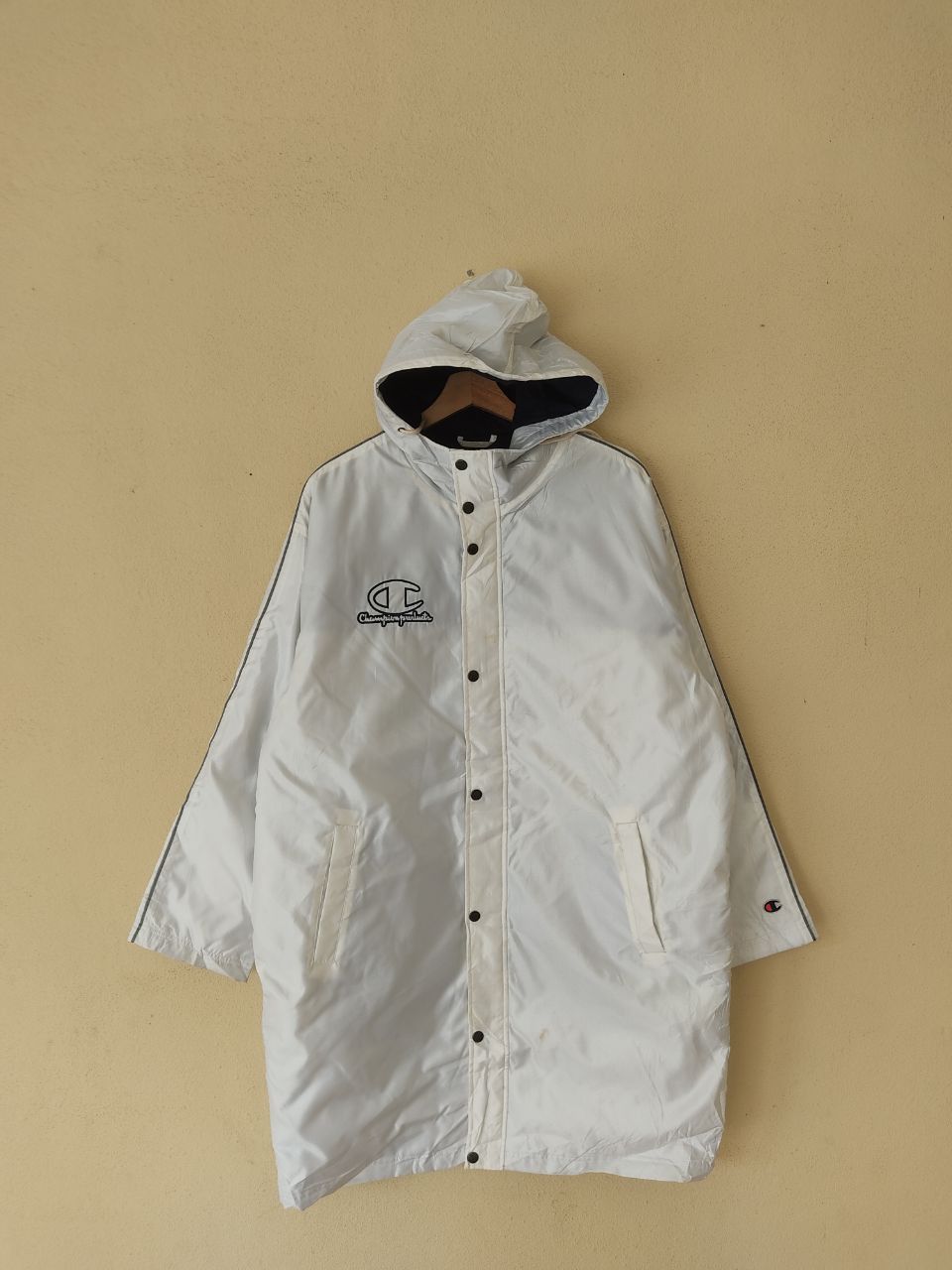 Champion × Vintage VINTAGE CHAMPION LONG WHITE JACKET Size US M / EU 48-50 / 2 - 1 Thumbnail