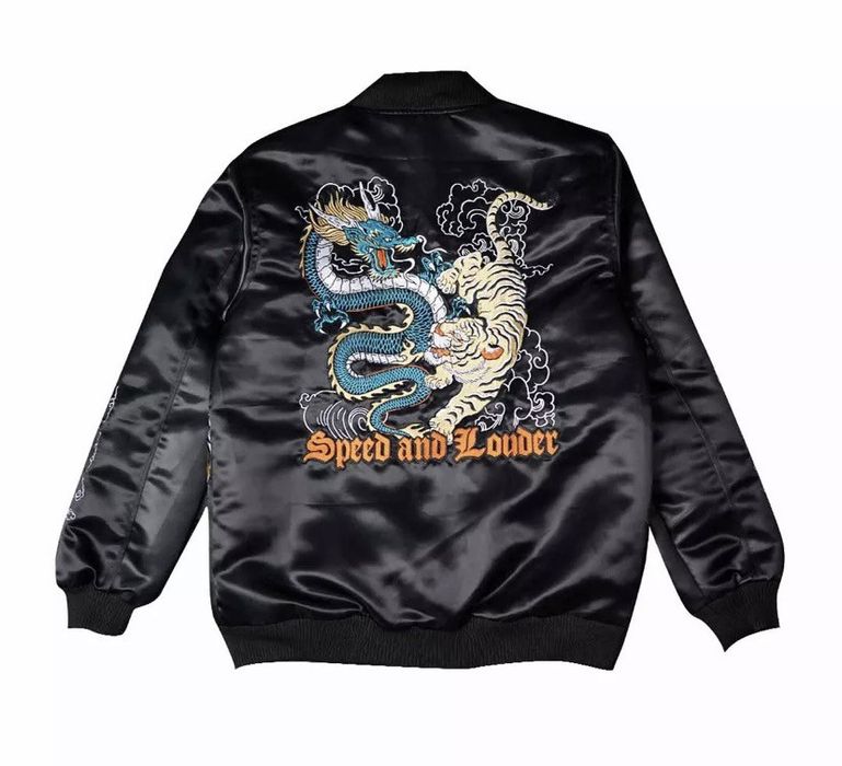 Bomber Jacket sukajan jacket safe industries jacket bomber drager black ...