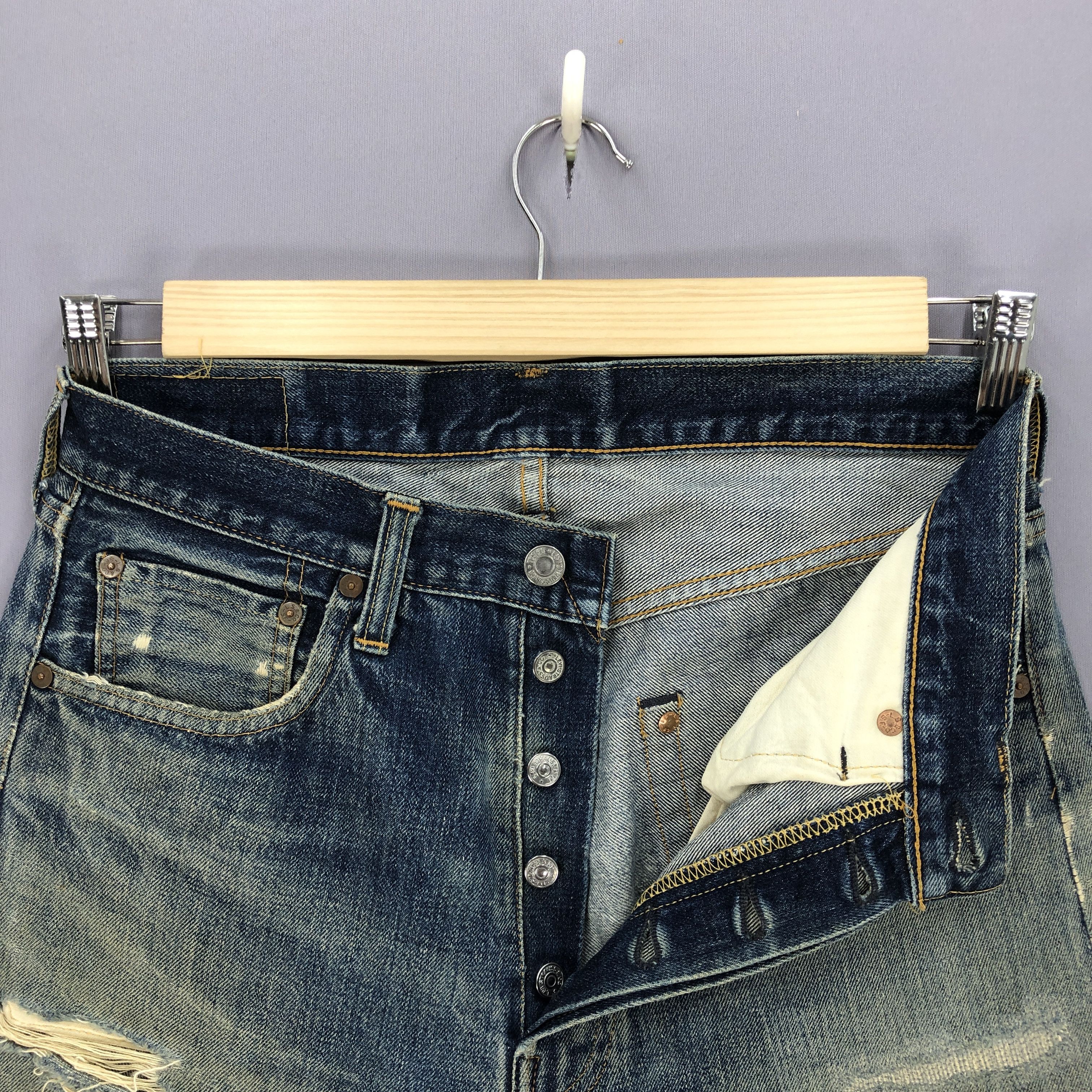 Levi's Vintage 80s Levi's 501xx Selvedge Distressed Jeans Denim Size US 30 / EU 46 - 7 Thumbnail