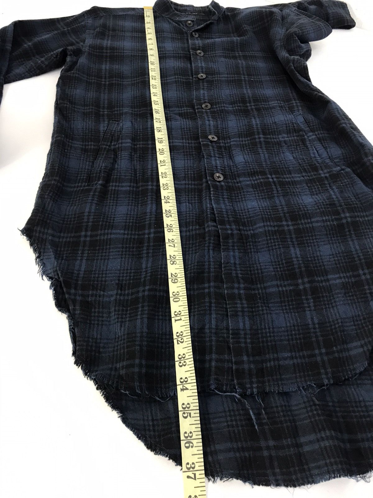 Flannel Moonage Devilment Long Flannel Shirt Button Up Plaid Check Size L / US 10 / IT 46 - 9 Thumbnail