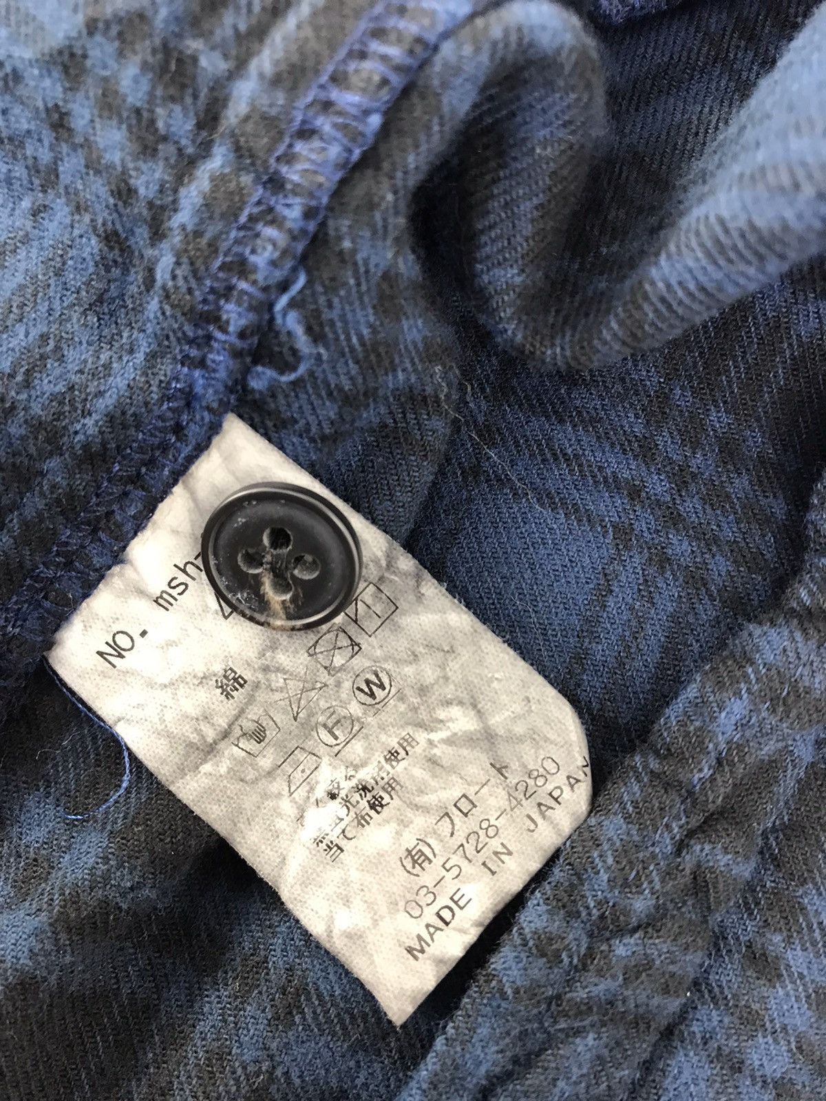 Flannel Moonage Devilment Long Flannel Shirt Button Up Plaid Check Size L / US 10 / IT 46 - 6 Thumbnail