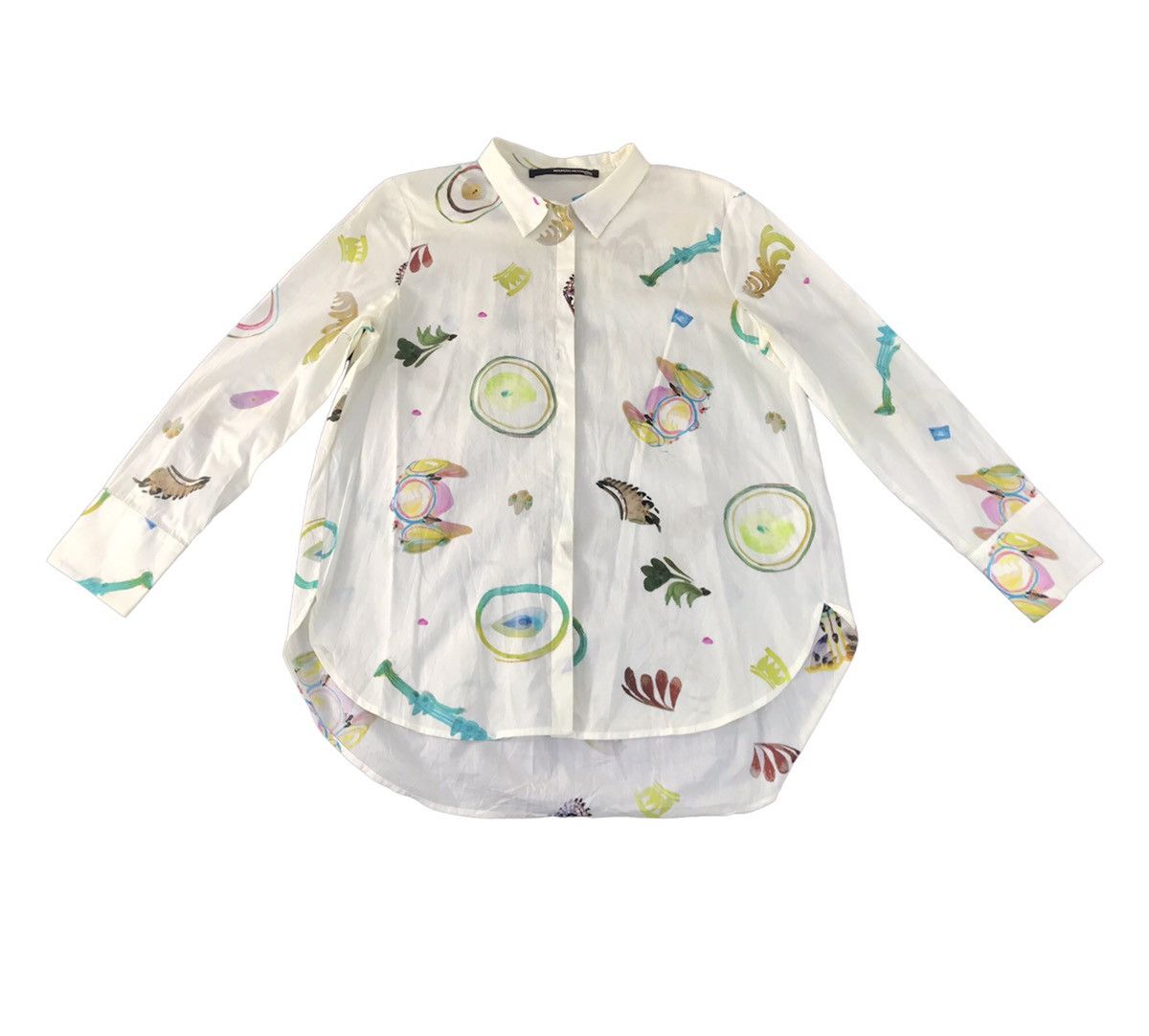 Other Maurizio Pecoraro Milano Blouse Button Up All Over Art Size M / US 6-8 / IT 42-44 - 1 Thumbnail