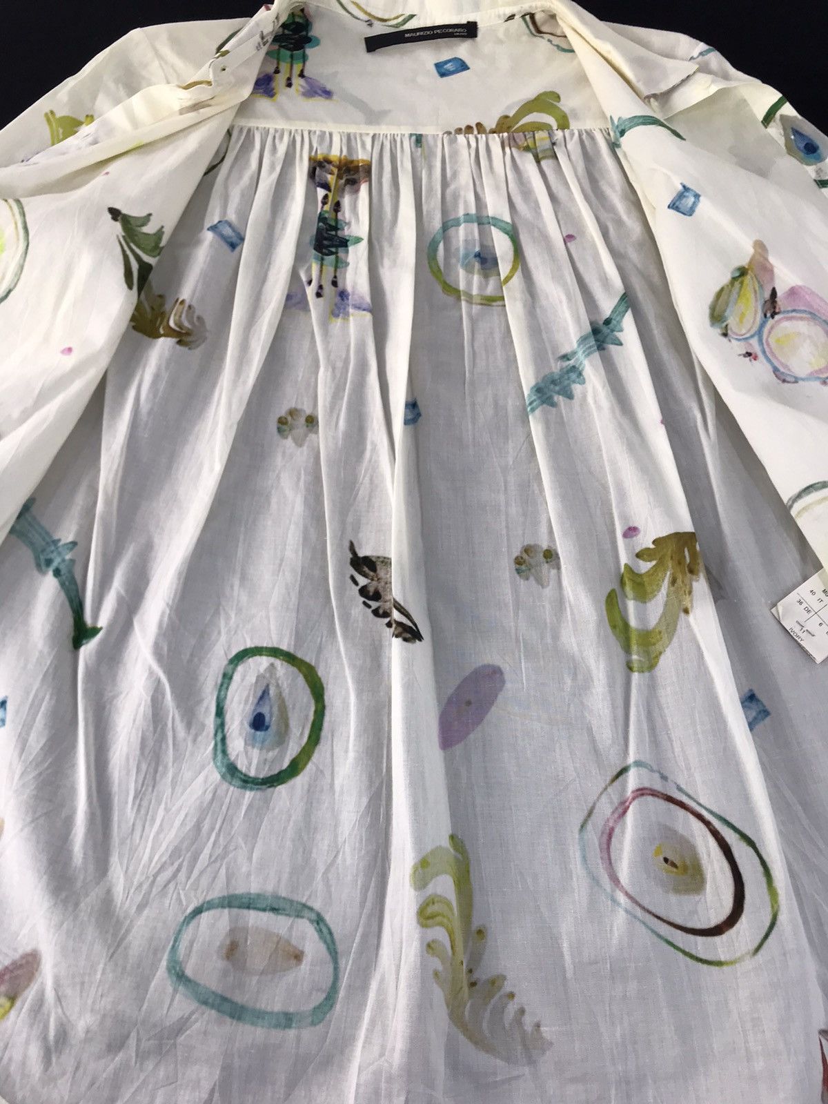 Other Maurizio Pecoraro Milano Blouse Button Up All Over Art Size M / US 6-8 / IT 42-44 - 4 Thumbnail
