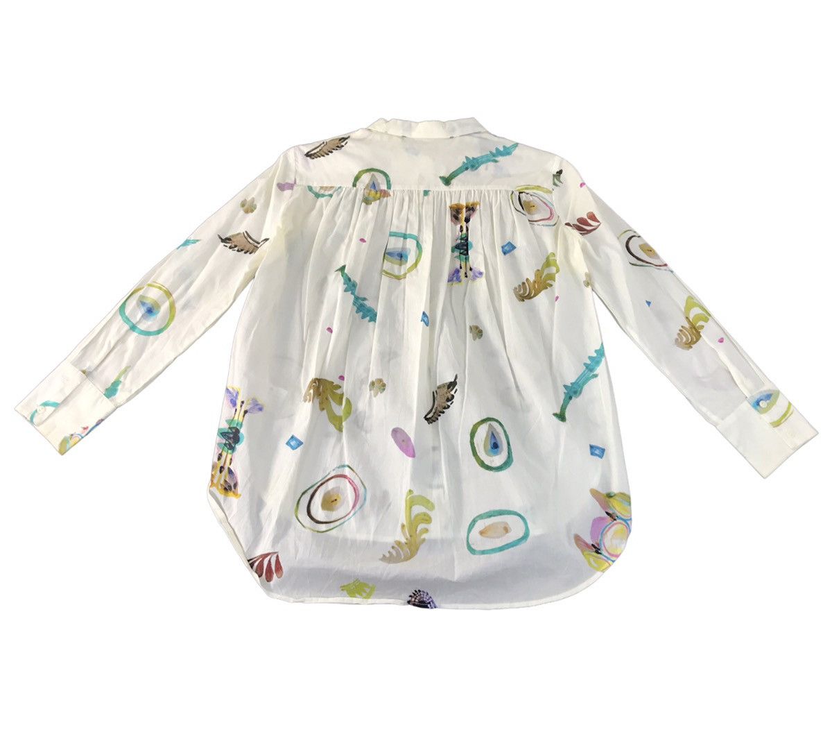 Other Maurizio Pecoraro Milano Blouse Button Up All Over Art Size M / US 6-8 / IT 42-44 - 6 Thumbnail