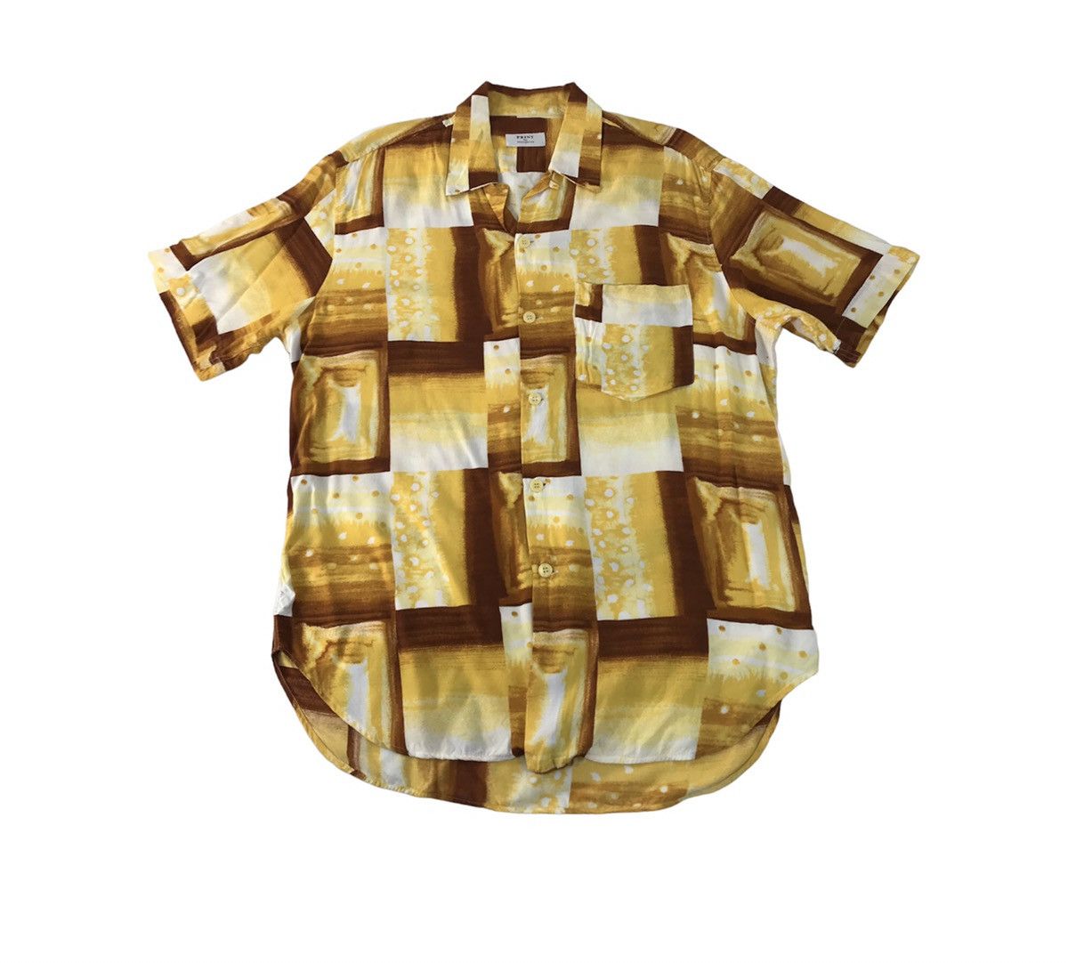Vintage Print by Rossperez Button Up Shirt Art Luxury Design Size US XL / EU 56 / 4 - 1 Thumbnail