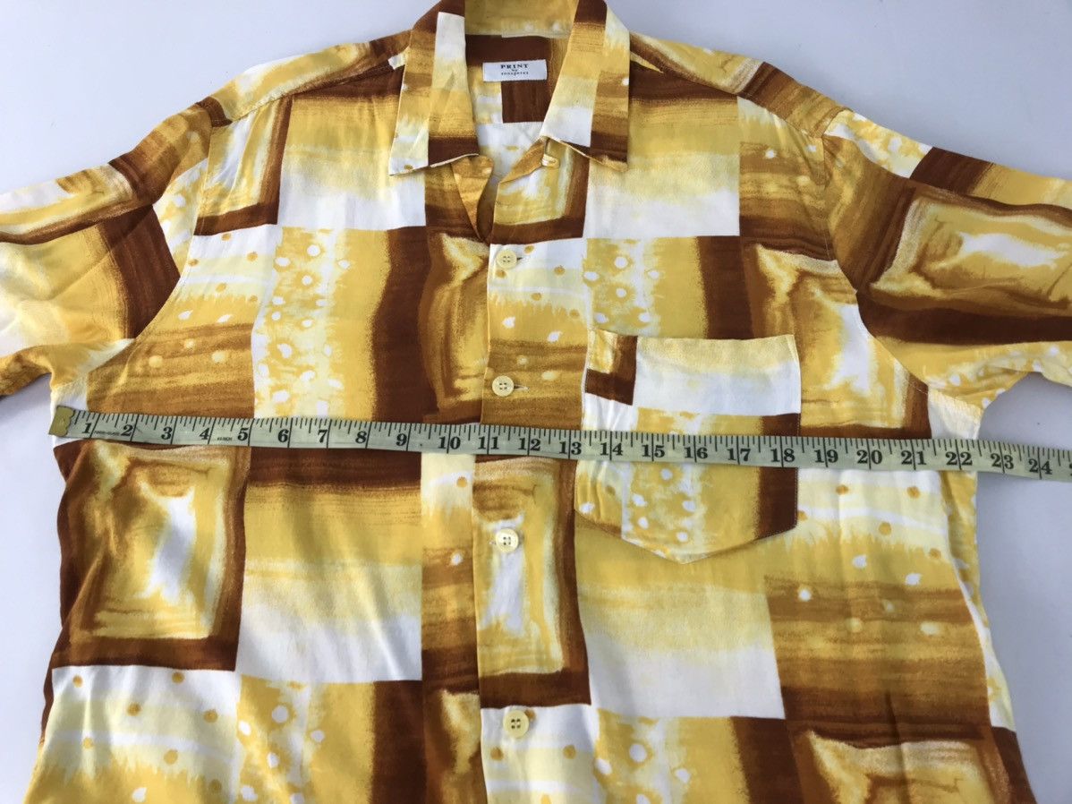 Vintage Print by Rossperez Button Up Shirt Art Luxury Design Size US XL / EU 56 / 4 - 8 Thumbnail