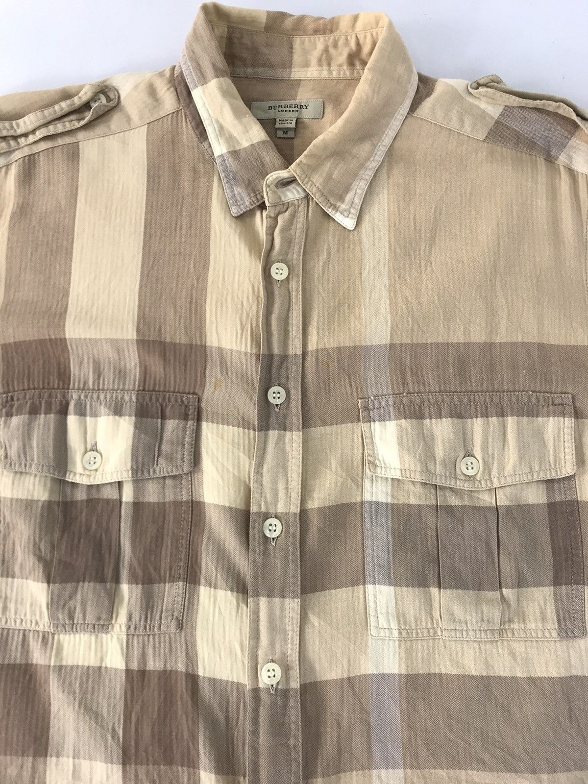 Burberry Burberry London Double Pockets Nova Plaid Check Monogram Size US L / EU 52-54 / 3 - 2 Thumbnail