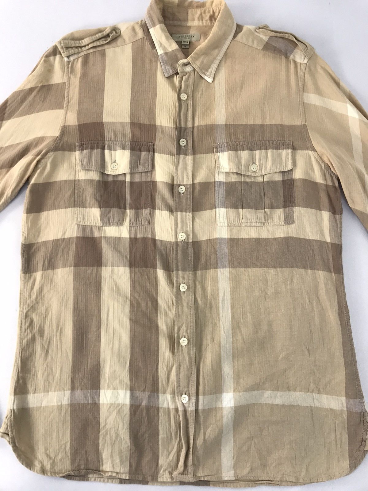 Burberry Burberry London Double Pockets Nova Plaid Check Monogram Size US L / EU 52-54 / 3 - 3 Thumbnail