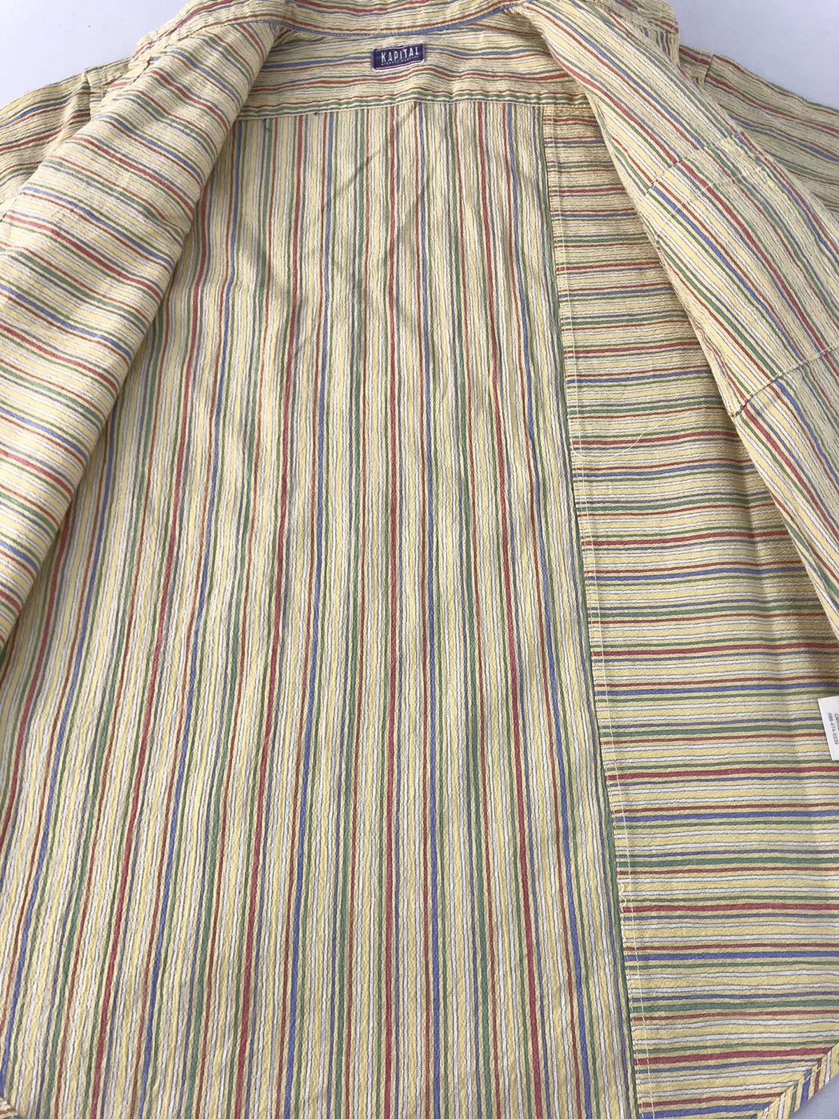 Japanese Brand Kapital Button Down Colorful Different Striped Art Shirt Size US S / EU 44-46 / 1 - 4 Thumbnail