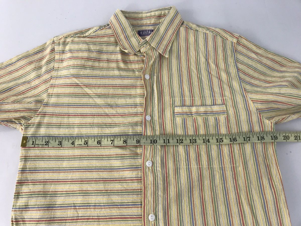 Japanese Brand Kapital Button Down Colorful Different Striped Art Shirt Size US S / EU 44-46 / 1 - 8 Thumbnail