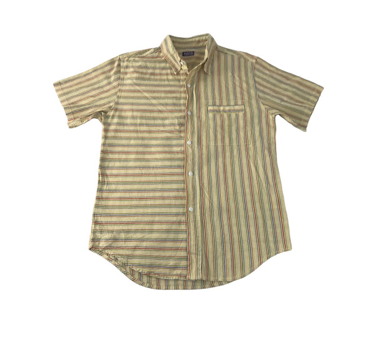 Japanese Brand Kapital Button Down Colorful Different Striped Art Shirt Size US S / EU 44-46 / 1 - 1 Thumbnail