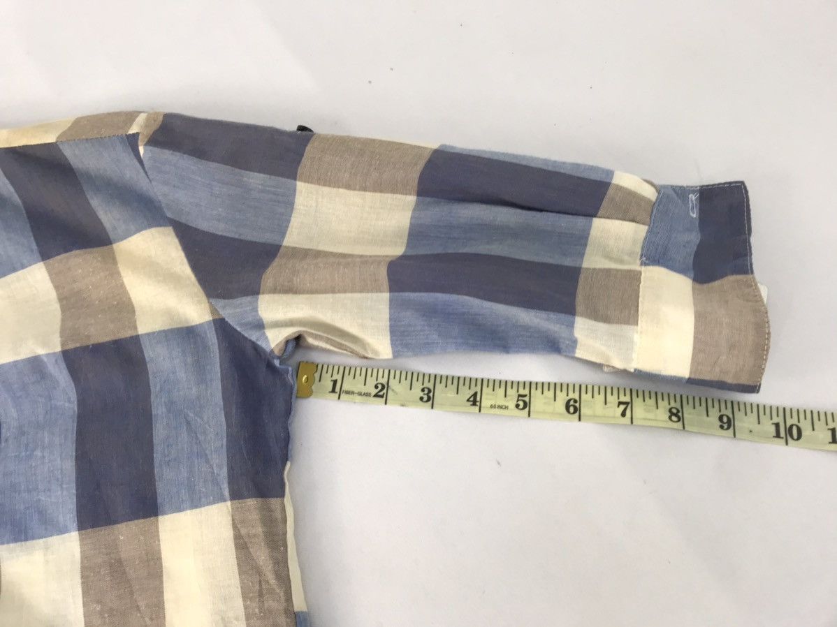 Japanese Brand YS Homme Yohji Yamamoto Flannel Shirt Rare Plaid Check Size S / US 4 / IT 40 - 10 Thumbnail