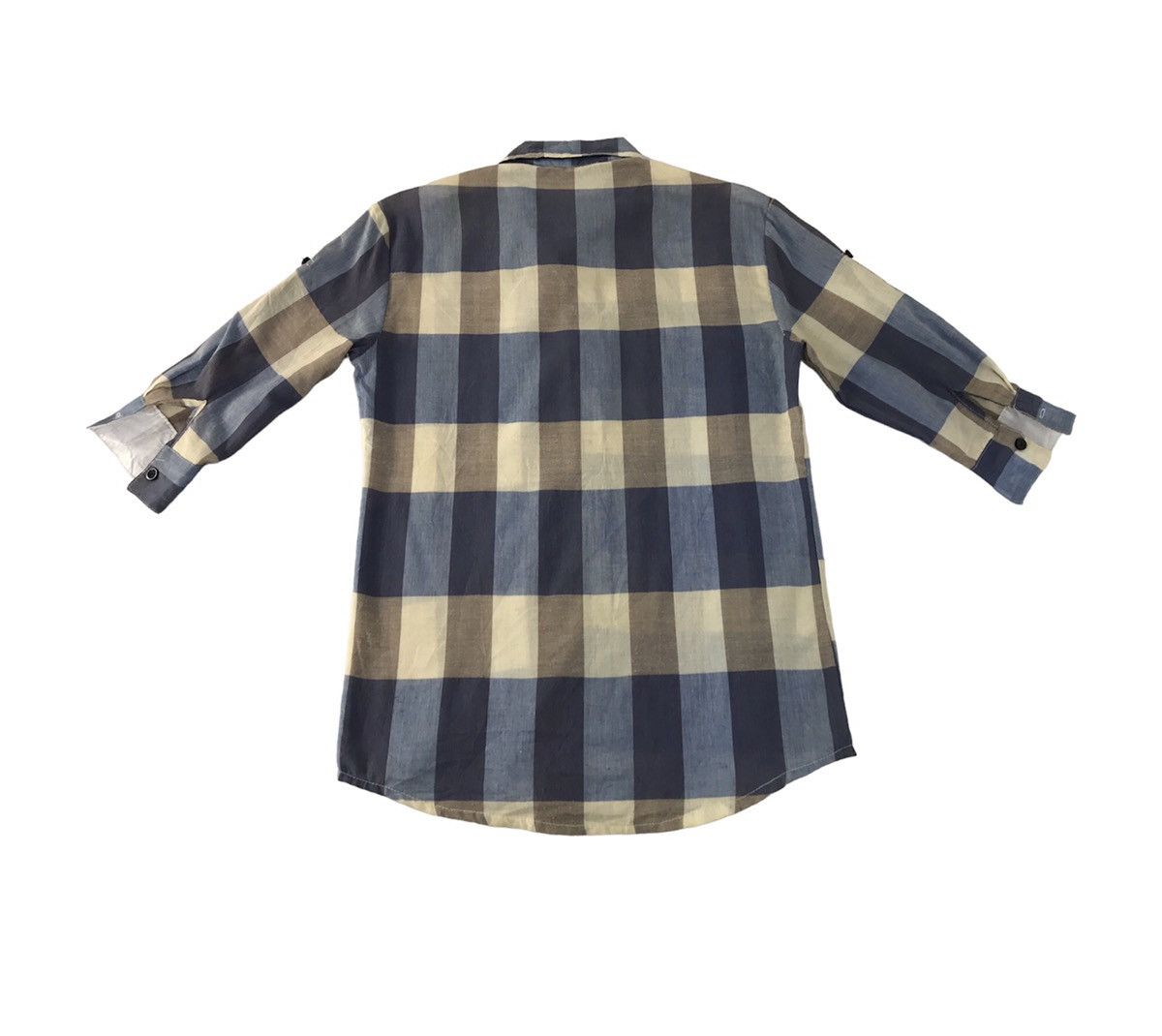 Japanese Brand YS Homme Yohji Yamamoto Flannel Shirt Rare Plaid Check Size S / US 4 / IT 40 - 7 Thumbnail