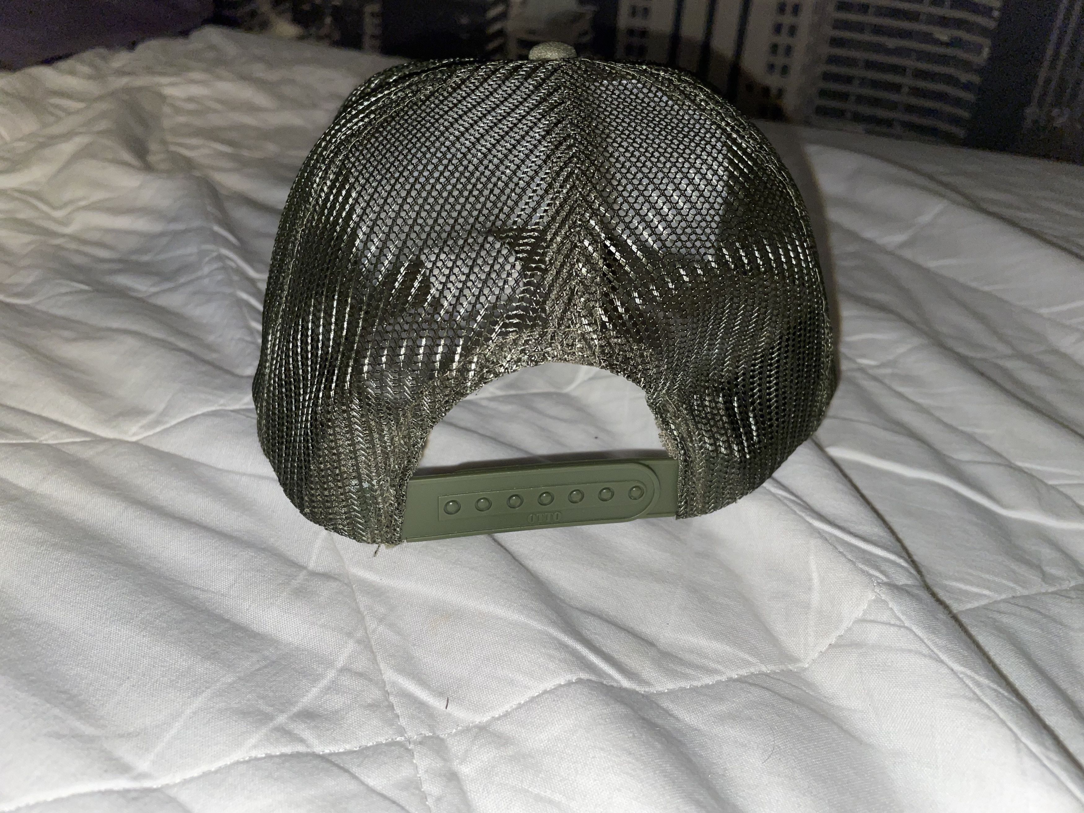 Kapital CONEYCOWBOWY TRUCKER CAP - DARK GREEN X ECRU Size ONE SIZE - 2 Thumbnail