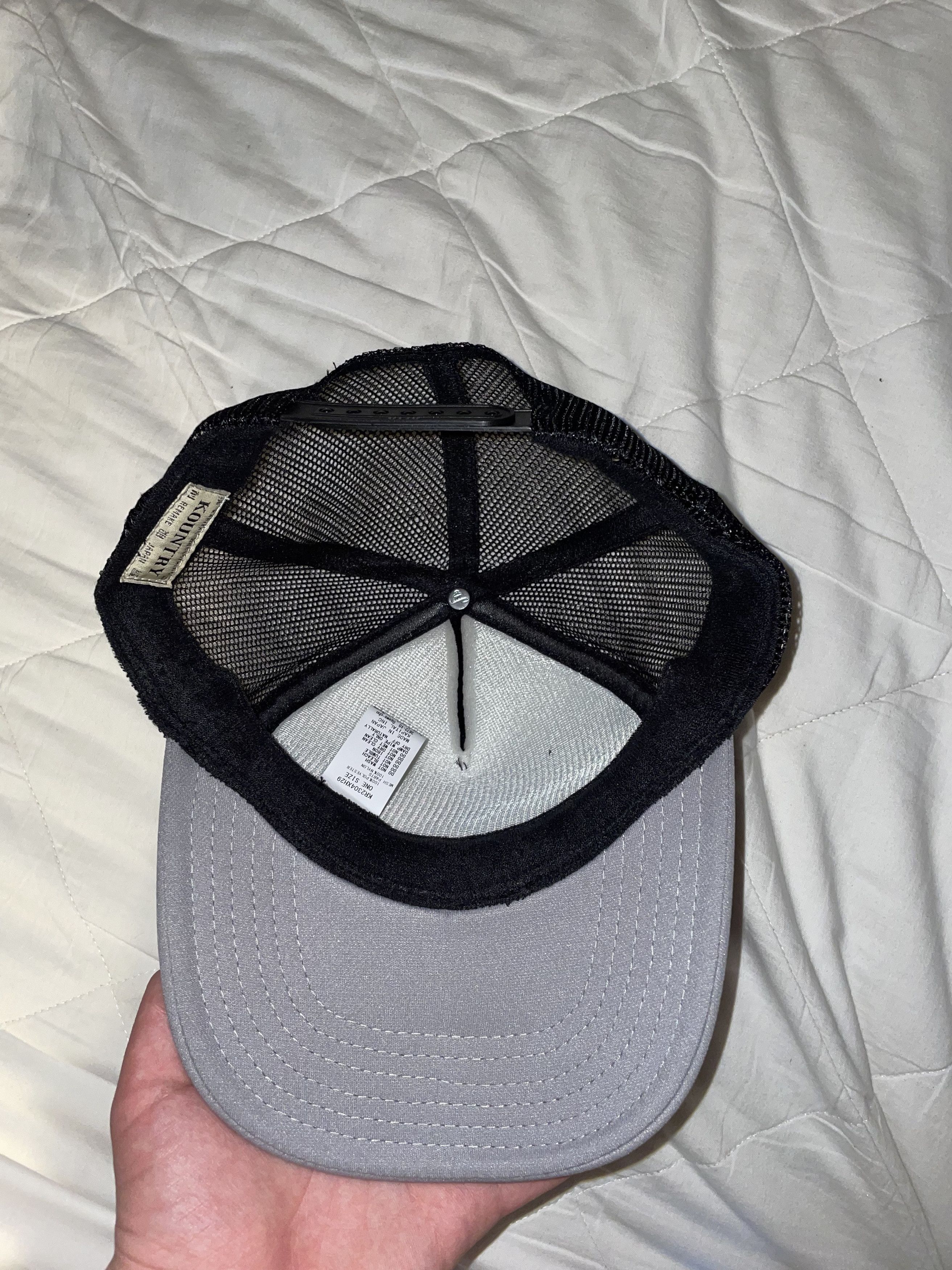 Kapital CONEYCOWBOWY TRUCKER CAP - BLACK X GRAY Size ONE SIZE - 3 Thumbnail