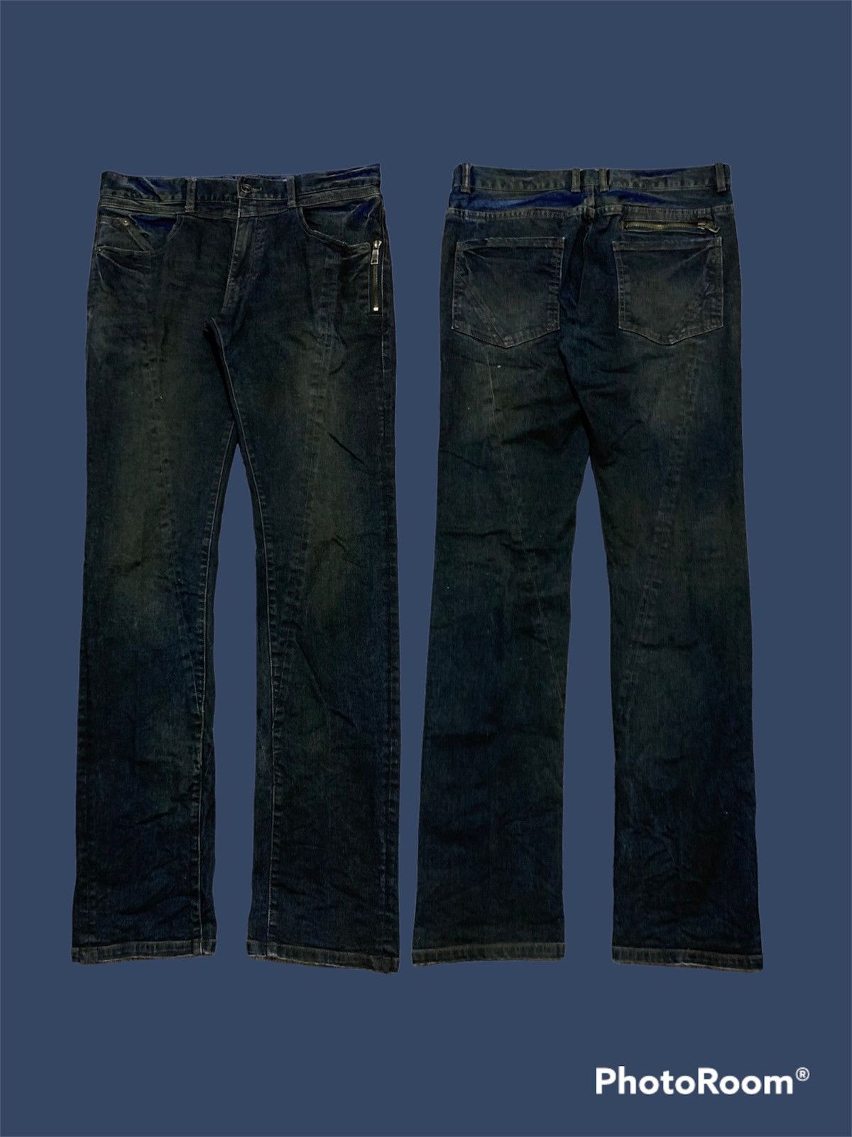 Japanese Brand × PPFM × Schlussel 💸BINDINGOFFER💸Schlussel dark blue washed pants Size US 31 - 1 Thumbnail