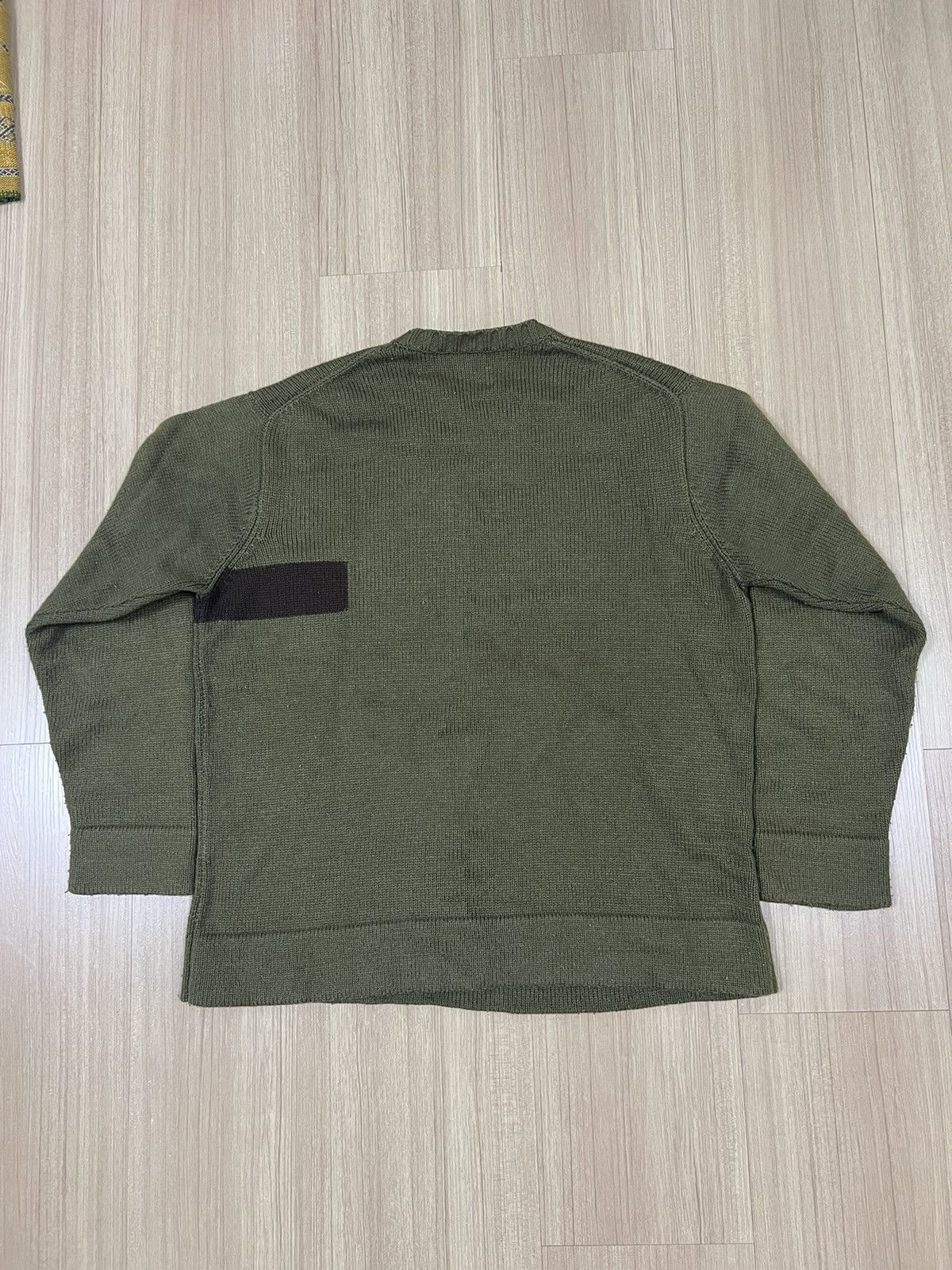 Yohji Yamamoto 1990s Yohji Yamamoto Black Lines Runway Knitwear Sweater Size US L / EU 52-54 / 3 - 4 Thumbnail