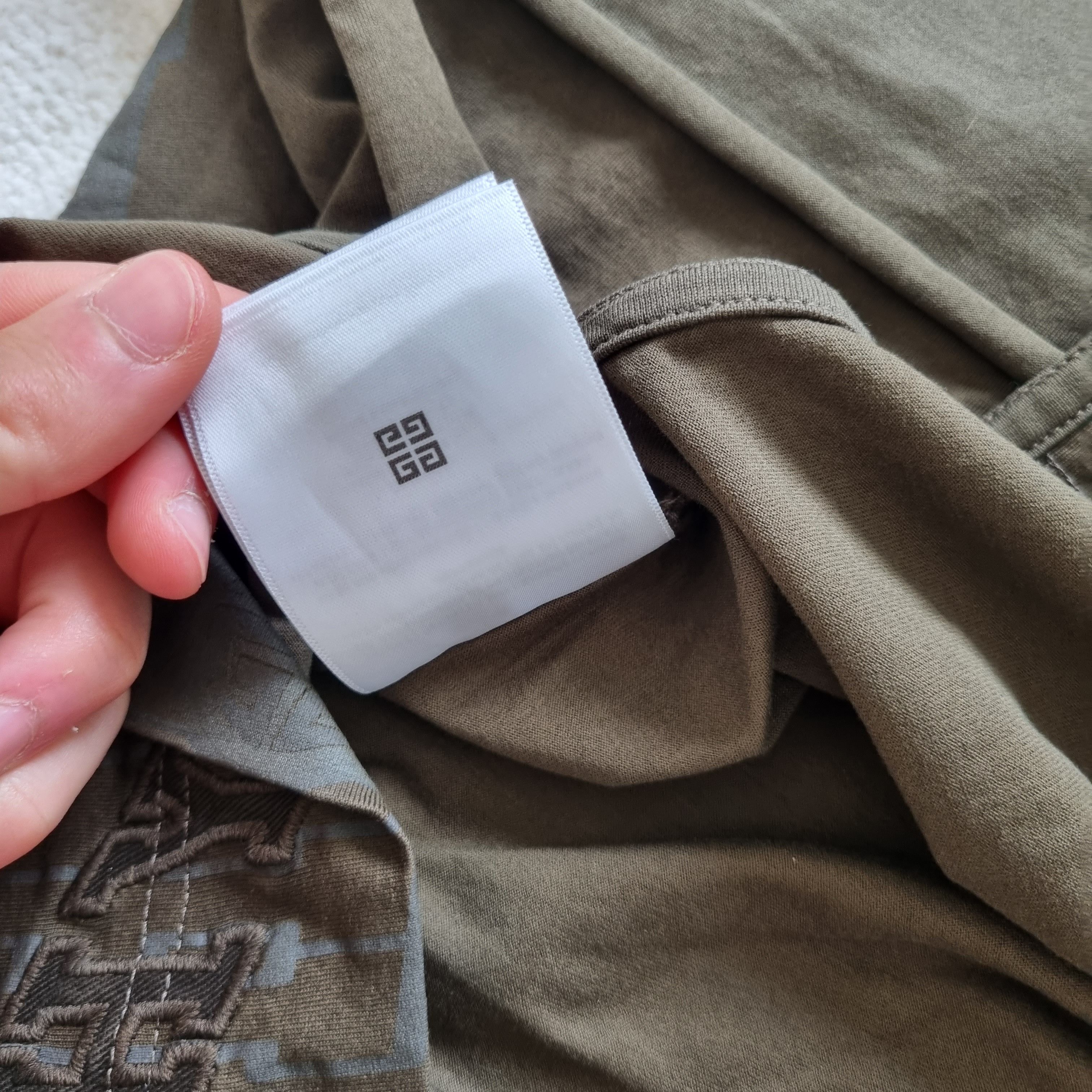 Givenchy Givenchy Matthew Williams Logo A$AP Rocky Khaki XS New Size US XS / EU 42 / 0 - 7 Thumbnail