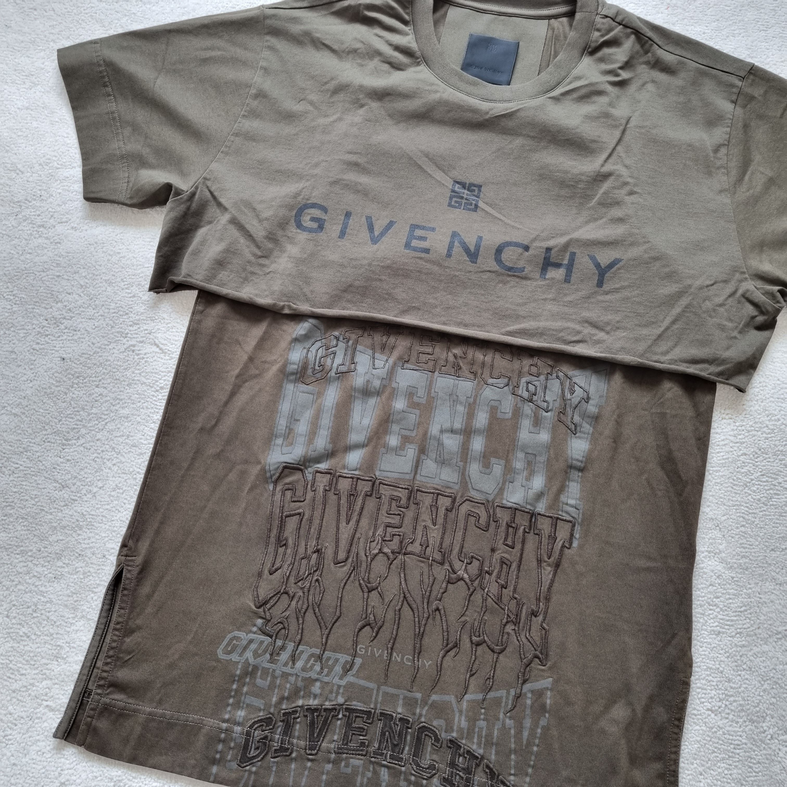 Givenchy Givenchy Matthew Williams Logo A$AP Rocky Khaki XS New Size US XS / EU 42 / 0 - 4 Thumbnail