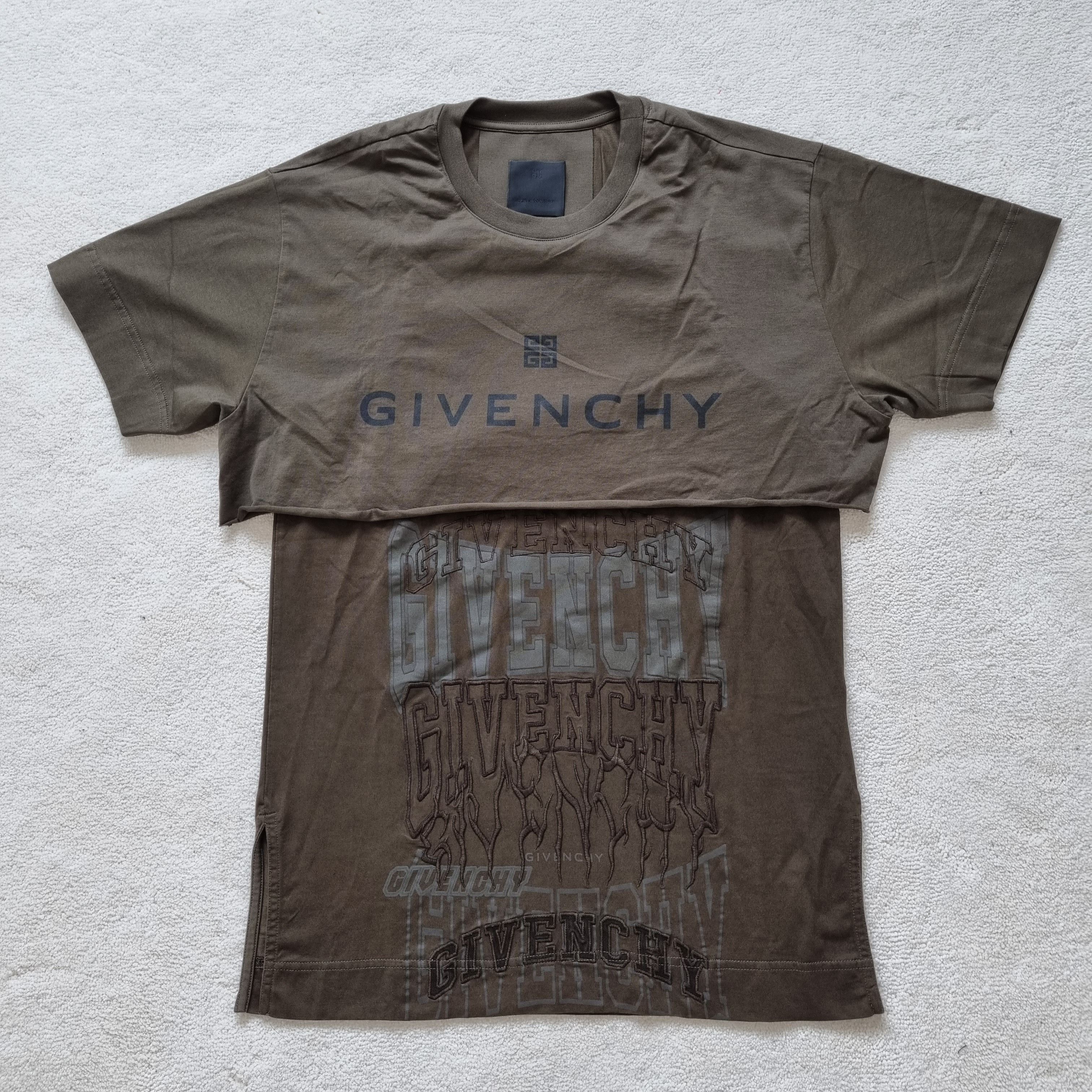 Givenchy Matthew Williams Logo A$AP Rocky Khaki XS New
