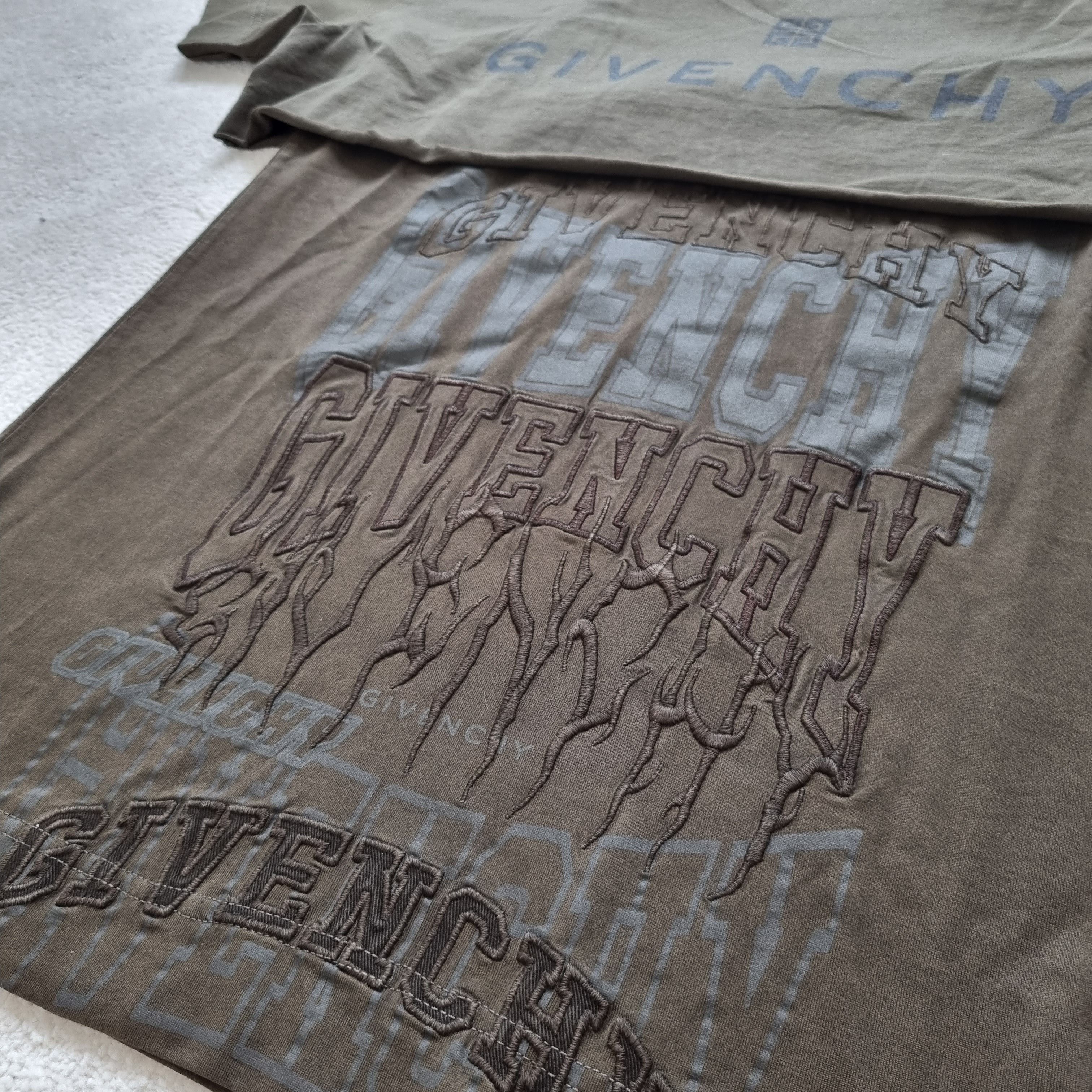 Givenchy Givenchy Matthew Williams Logo A$AP Rocky Khaki XS New Size US XS / EU 42 / 0 - 3 Thumbnail
