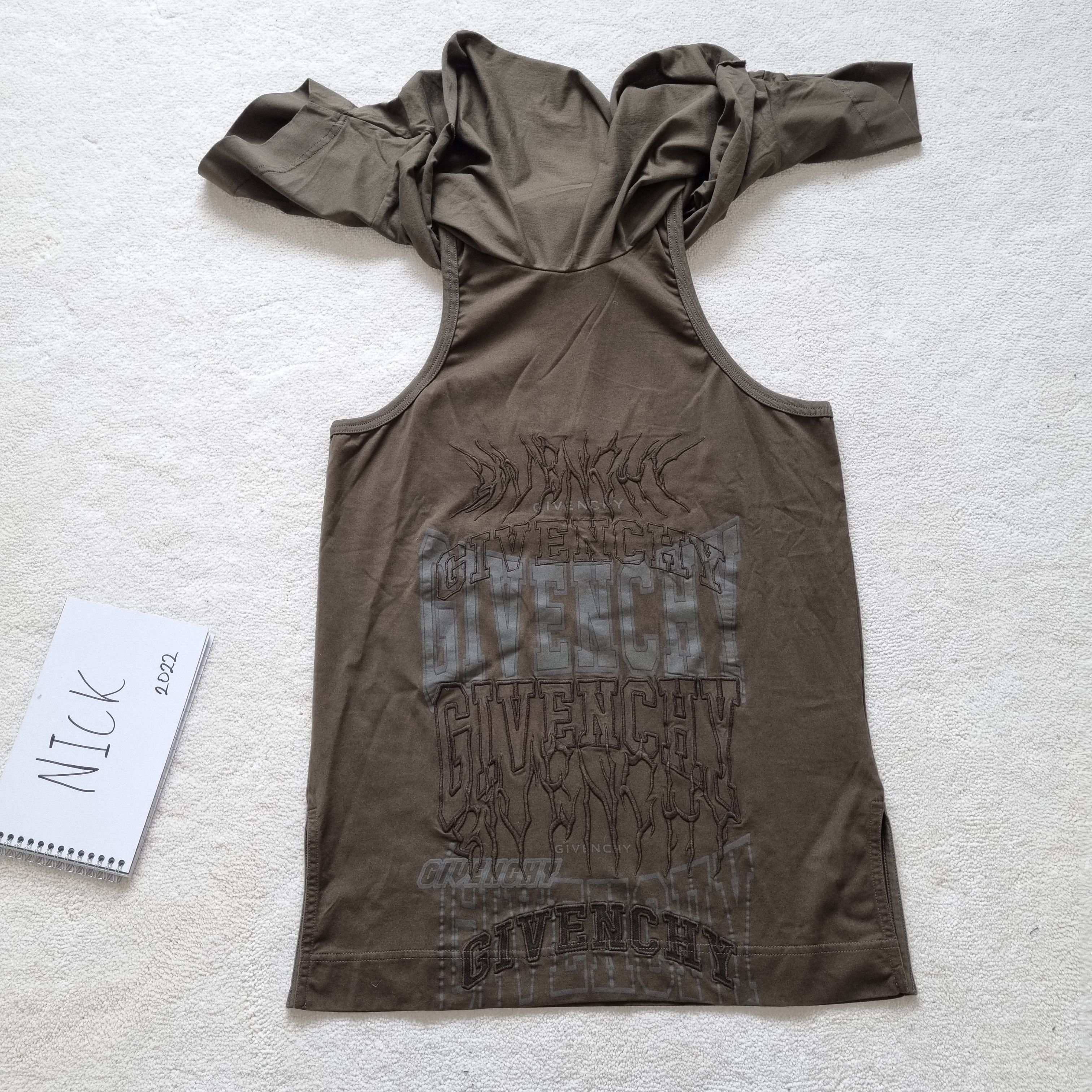 Givenchy Givenchy Matthew Williams Logo A$AP Rocky Khaki XS New Size US XS / EU 42 / 0 - 6 Thumbnail
