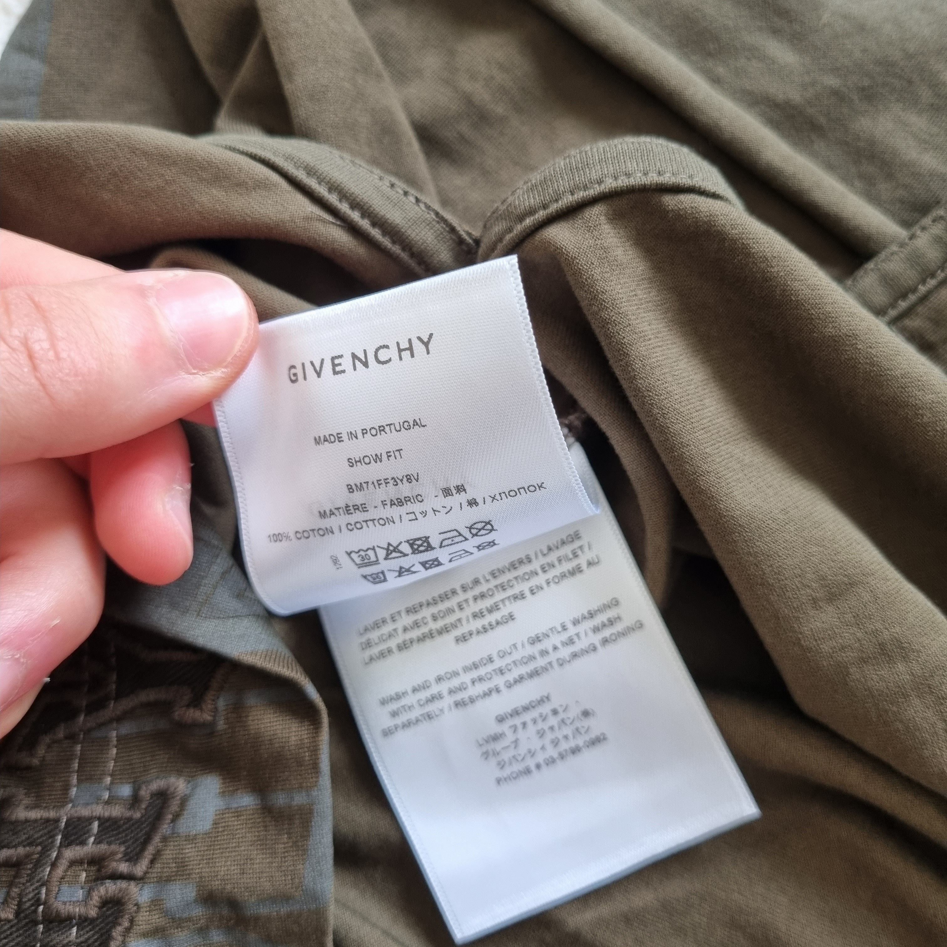 Givenchy Givenchy Matthew Williams Logo A$AP Rocky Khaki XS New Size US XS / EU 42 / 0 - 8 Thumbnail