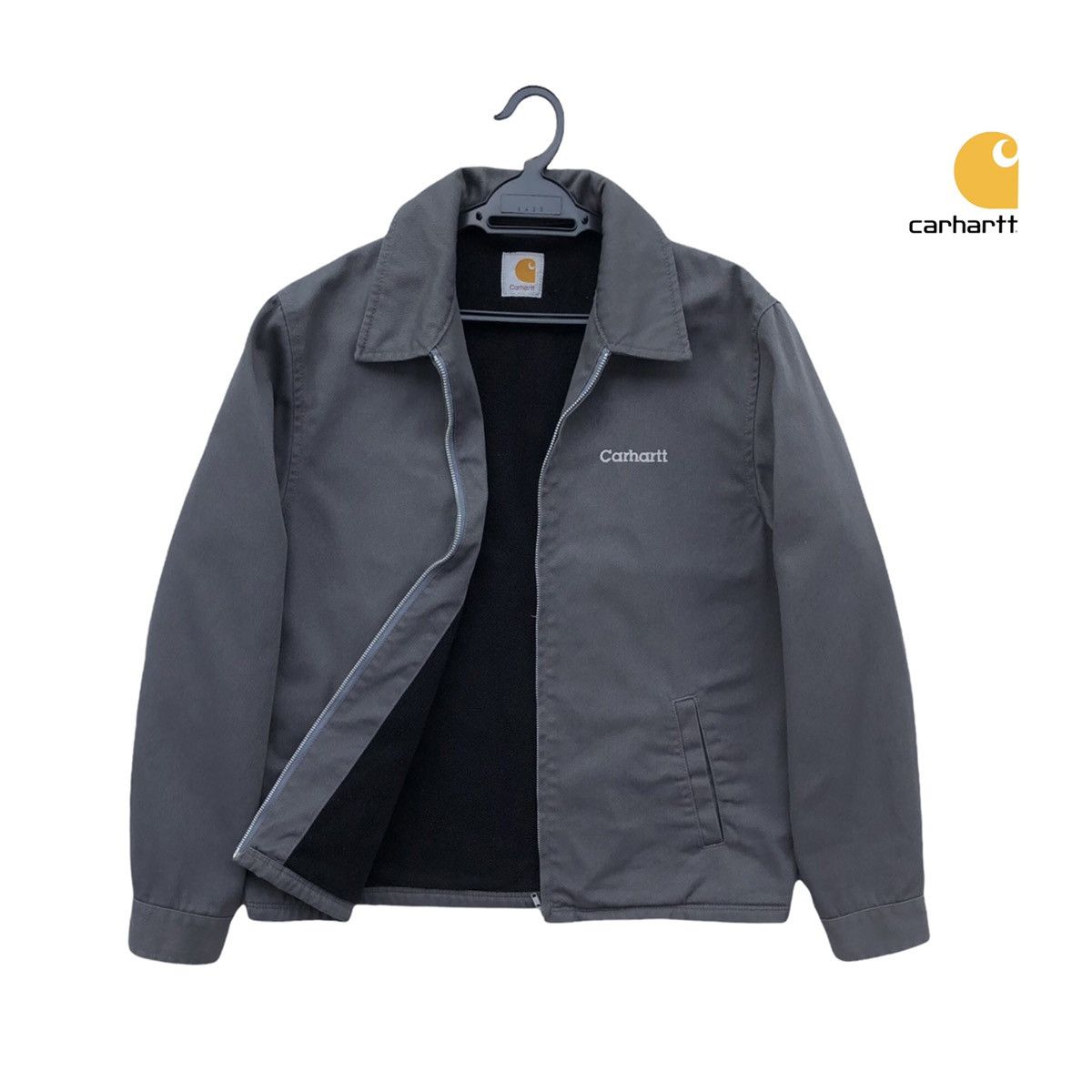 Carhartt Carhartt Jacket Embroidered Spell Out With Fleece Lined Size US L / EU 52-54 / 3 - 2 Thumbnail