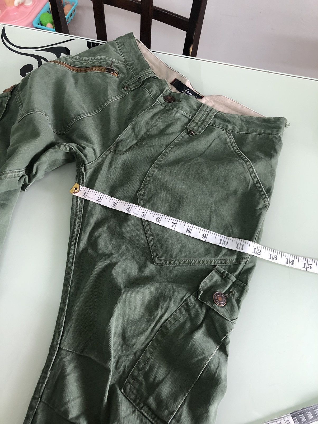 Japanese Brand Vintage Dominate Handcrafted Multi Pocket Cargo Pants Size US 31 - 21 Thumbnail