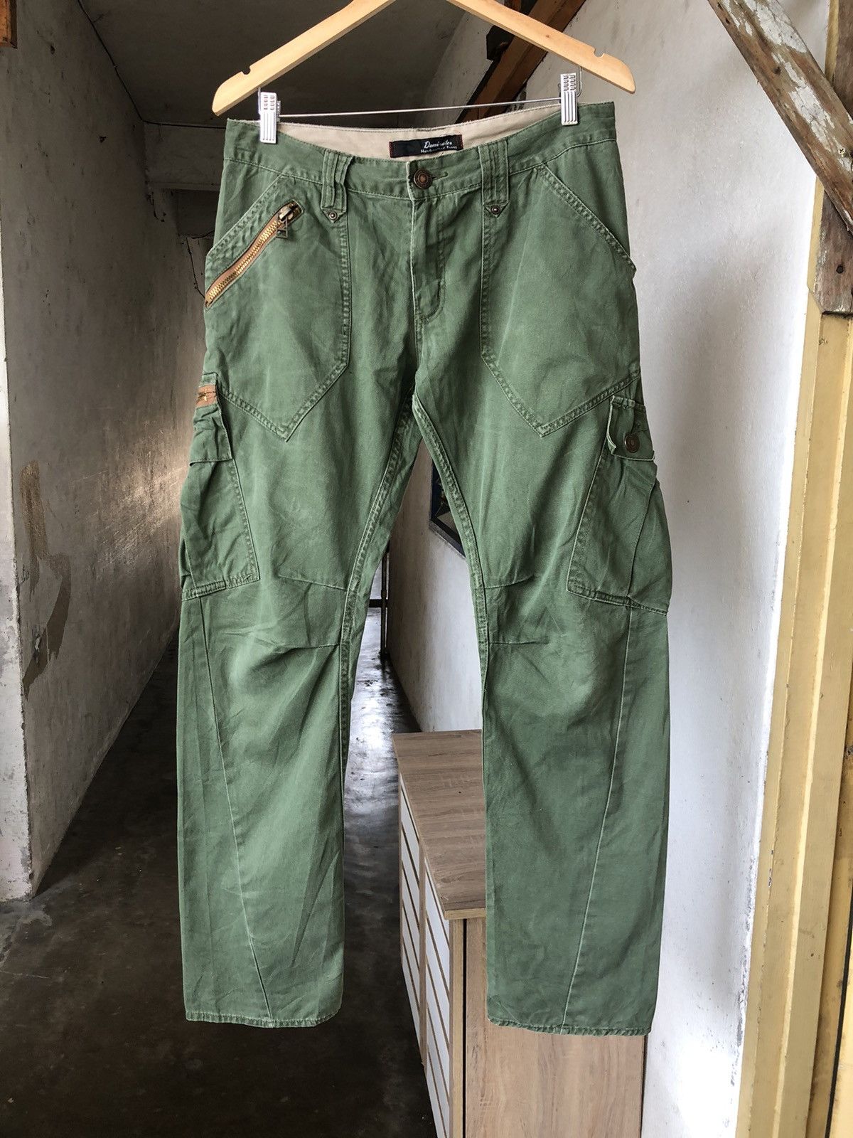 Japanese Brand Vintage Dominate Handcrafted Multi Pocket Cargo Pants Size US 31 - 2 Thumbnail