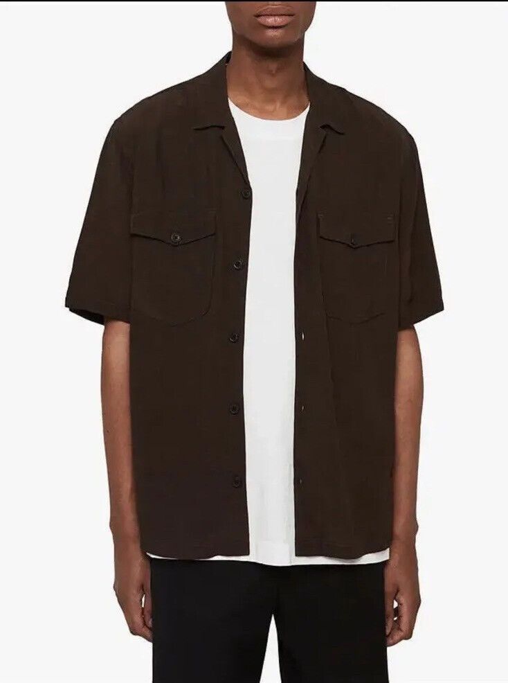 Allsaints Mens AllSaints Vestal SS Shirt olive luxury Size US S / EU 44-46 / 1 - 2 Thumbnail