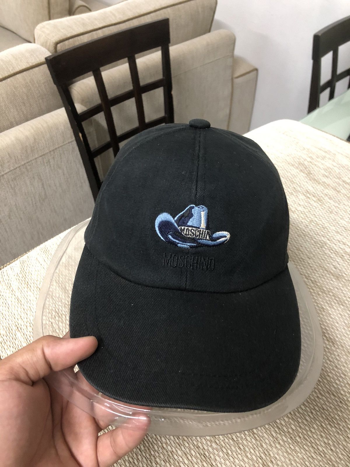 Moschino Rare❗️Vintage Moschino Small Logo Hats🐻 Size ONE SIZE - 7 Thumbnail