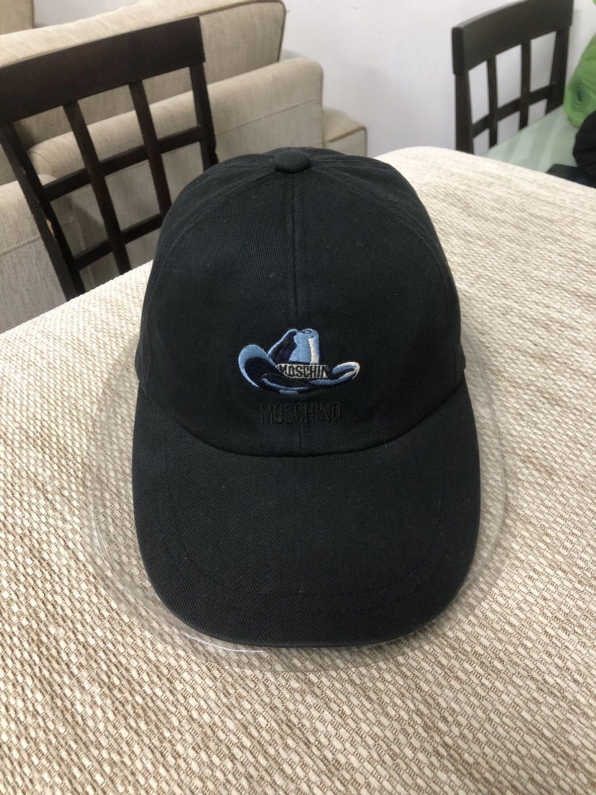 vintage-rare-vintage-moschino-small-logo-hats-grailed