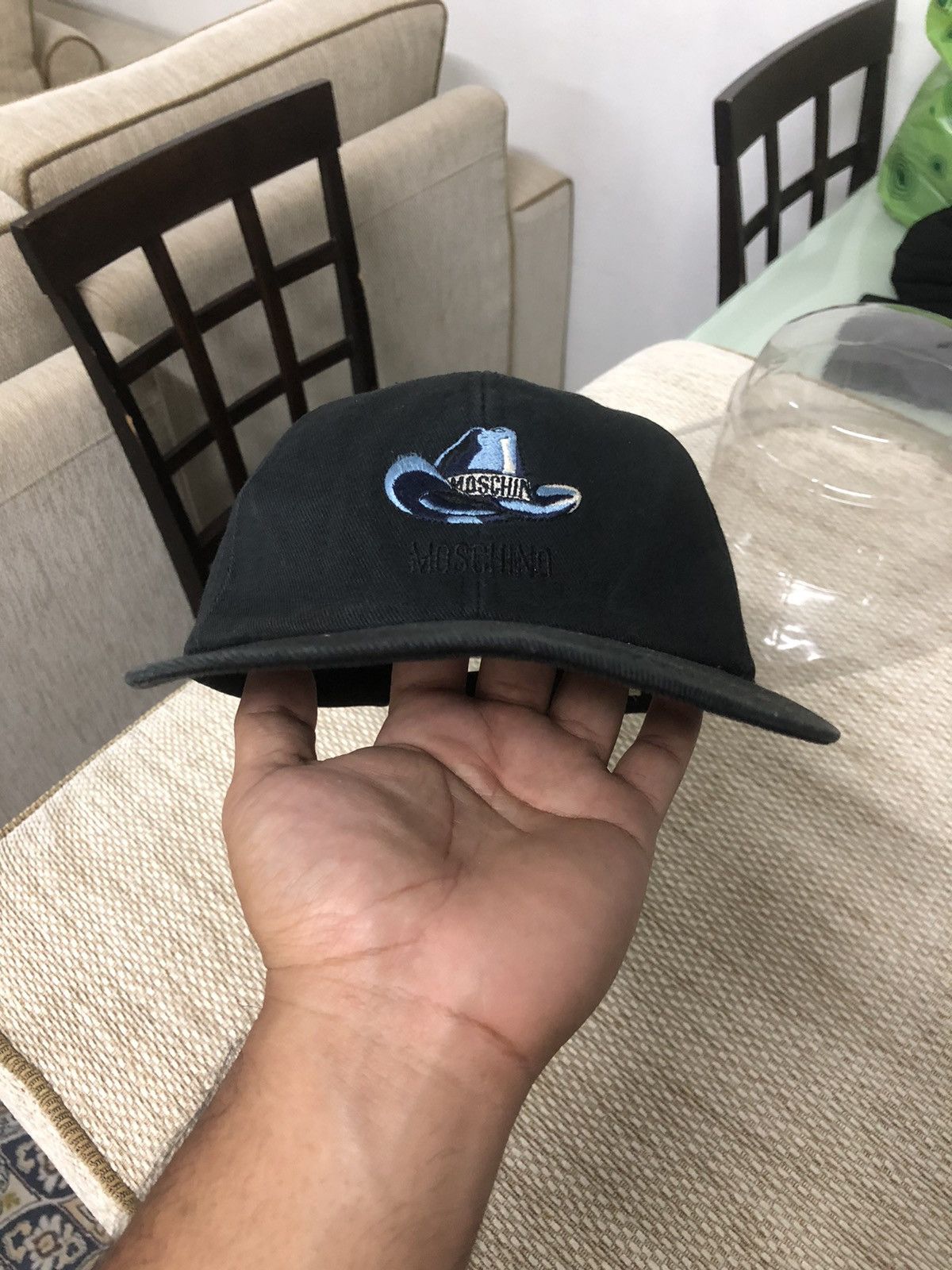 Moschino Rare❗️Vintage Moschino Small Logo Hats🐻 Size ONE SIZE - 12 Thumbnail