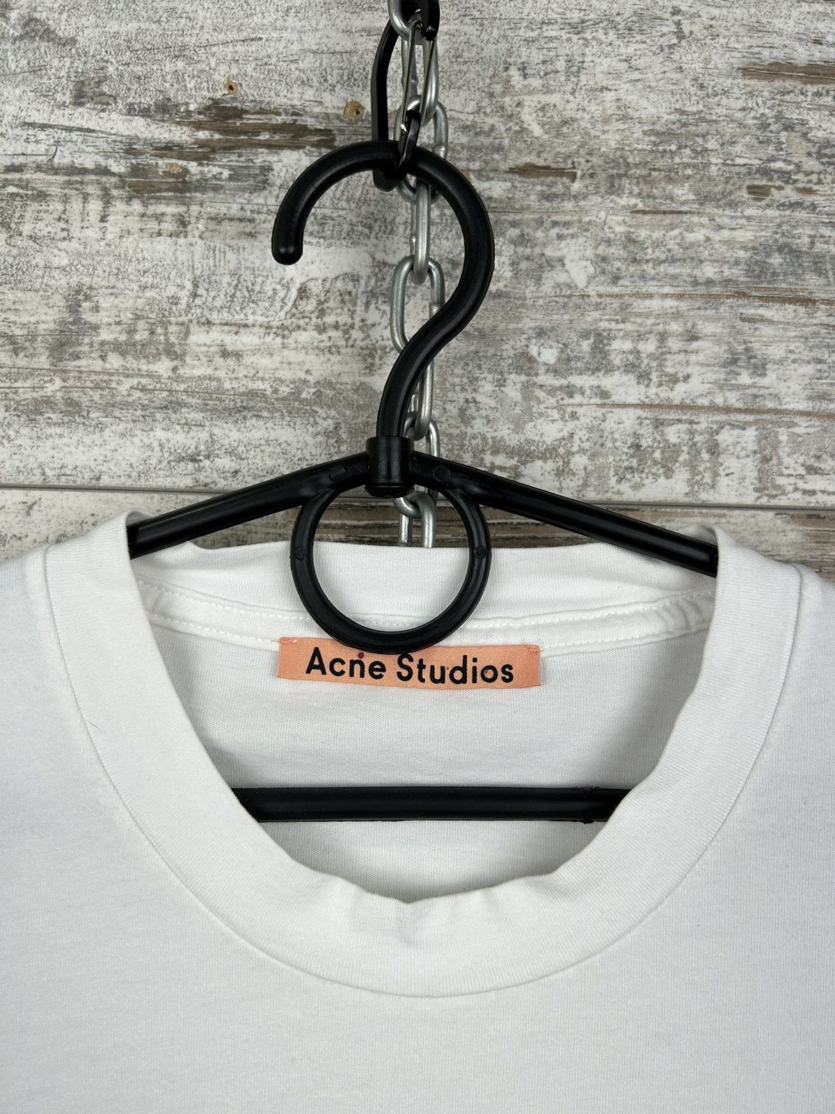 Acne Studios Womens Acne Studios T Shirt big logo Luxury tee art Size XXS / US 00 / IT 34 - 2 Thumbnail