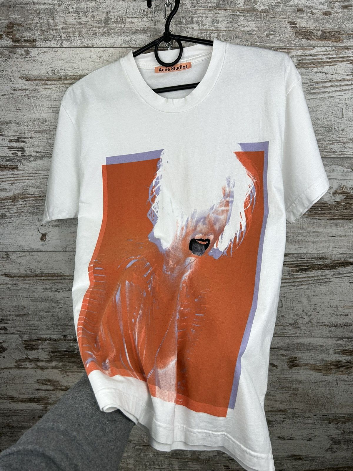 Acne Studios Womens Acne Studios T Shirt big logo Luxury tee art Size XXS / US 00 / IT 34 - 5 Thumbnail