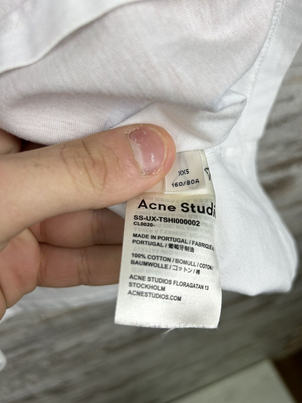 Acne Studios Womens Acne Studios T Shirt big logo Luxury tee art Size XXS / US 00 / IT 34 - 6 Thumbnail