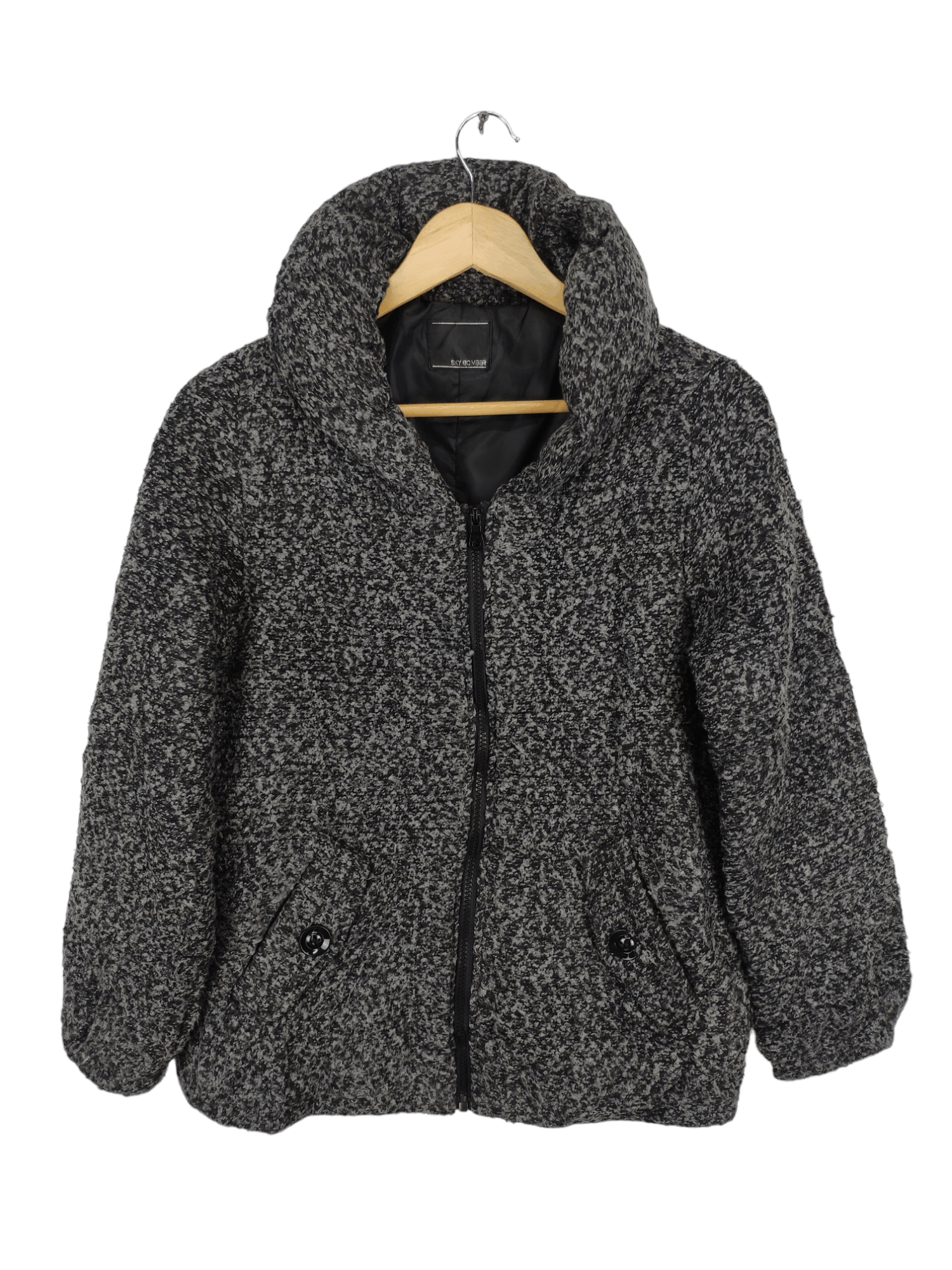 Vintage Shawl Collar Jacket Sky Bomber