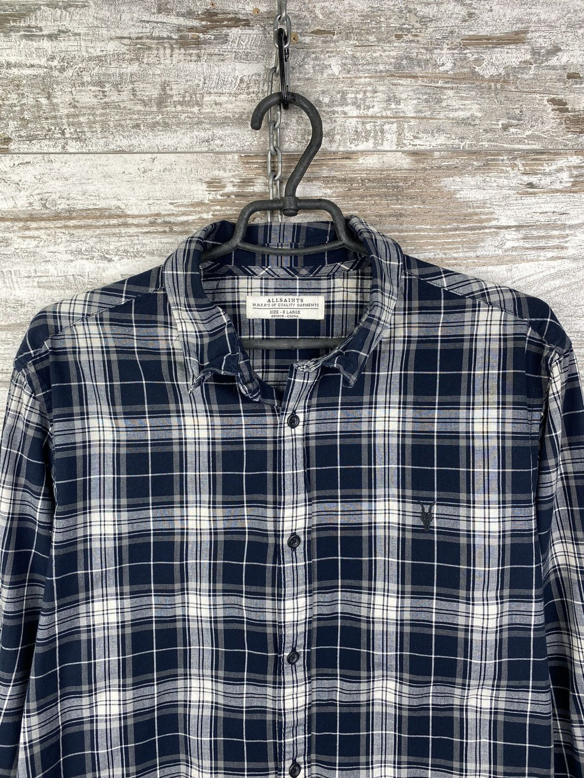 Allsaints × Japanese Brand Mens AllSaints EDGEVILLE LS SHIRT Button Up Luxury tshirt Size US XL / EU 56 / 4 - 2 Thumbnail