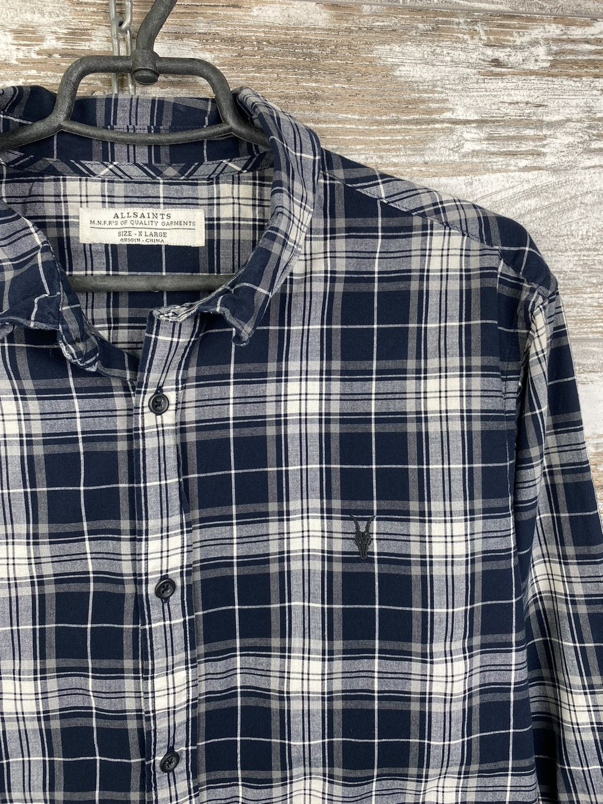 Allsaints × Japanese Brand Mens AllSaints EDGEVILLE LS SHIRT Button Up Luxury tshirt Size US XL / EU 56 / 4 - 5 Thumbnail