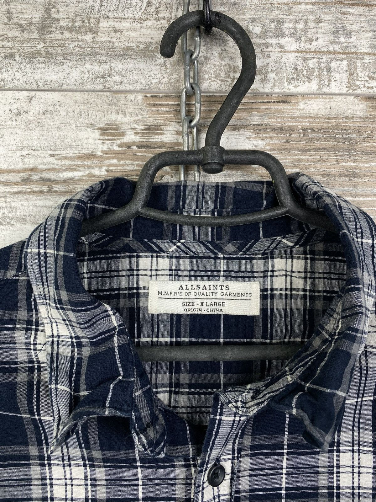Allsaints × Japanese Brand Mens AllSaints EDGEVILLE LS SHIRT Button Up Luxury tshirt Size US XL / EU 56 / 4 - 6 Thumbnail